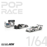 POP RACE 1/64 - PANDEM E30 银色