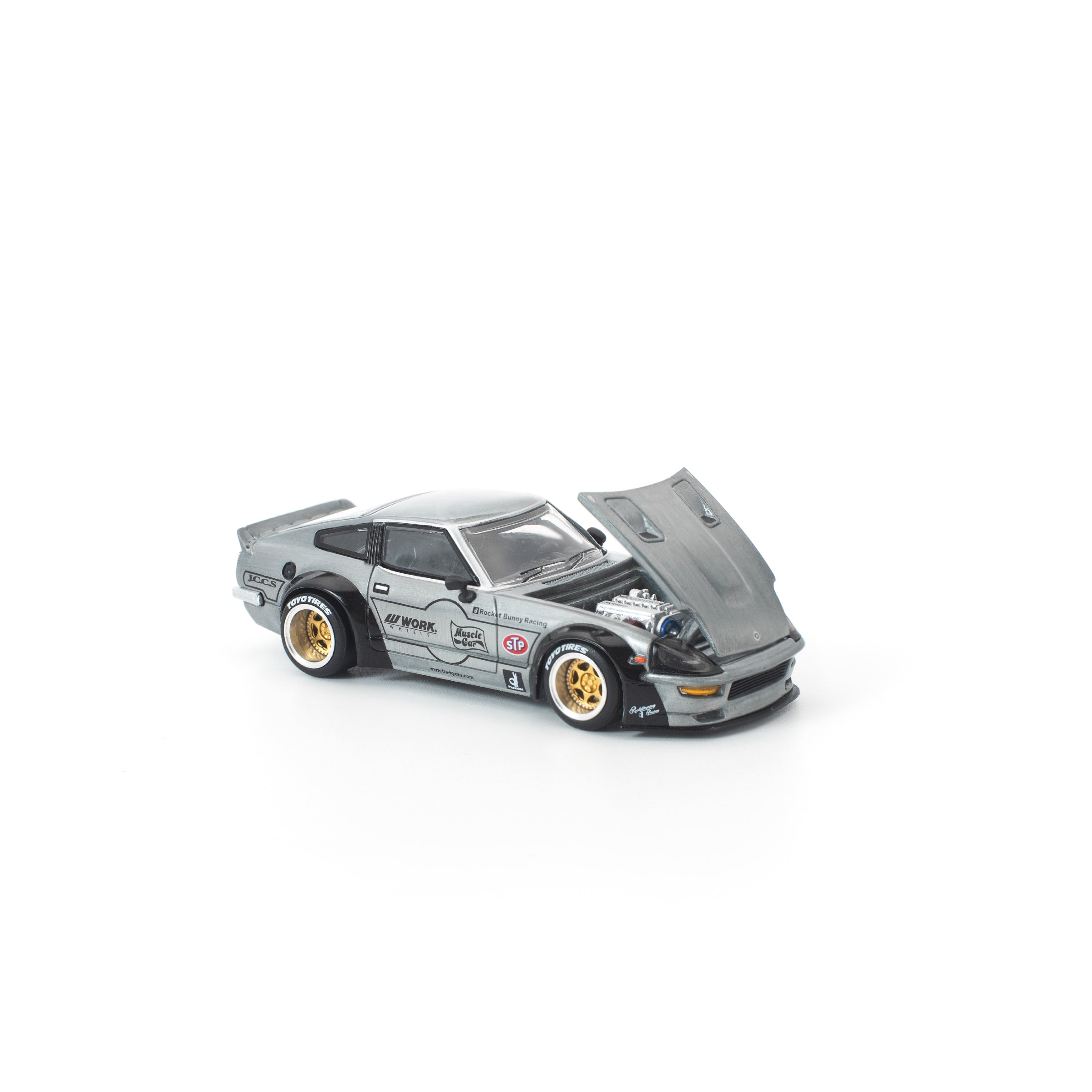 POP RACE 1/64 - PANDEM 280ZX RAW METAL