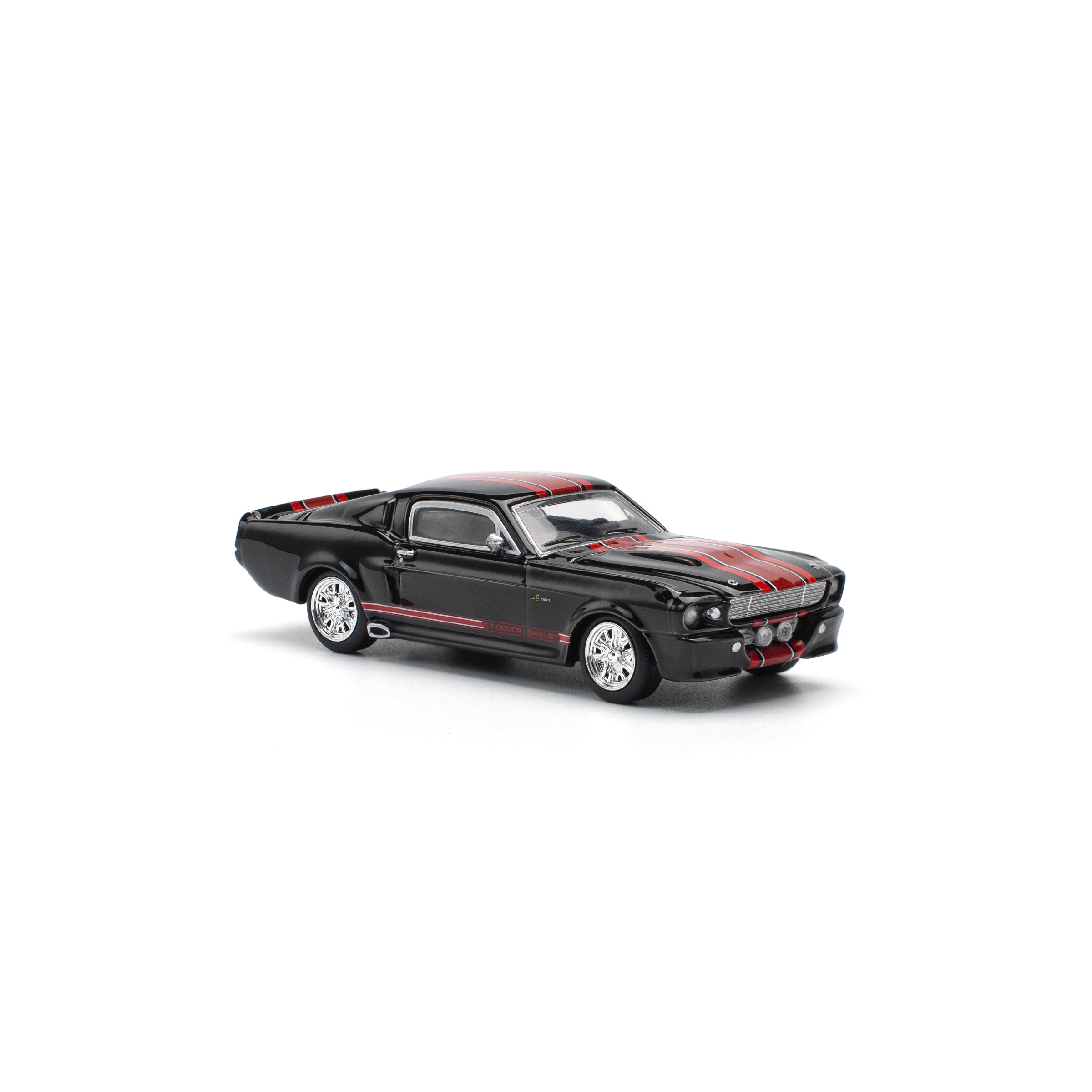 POP RACE 1/64 - SHELBY MUSTANG GT500 DARK CHROME