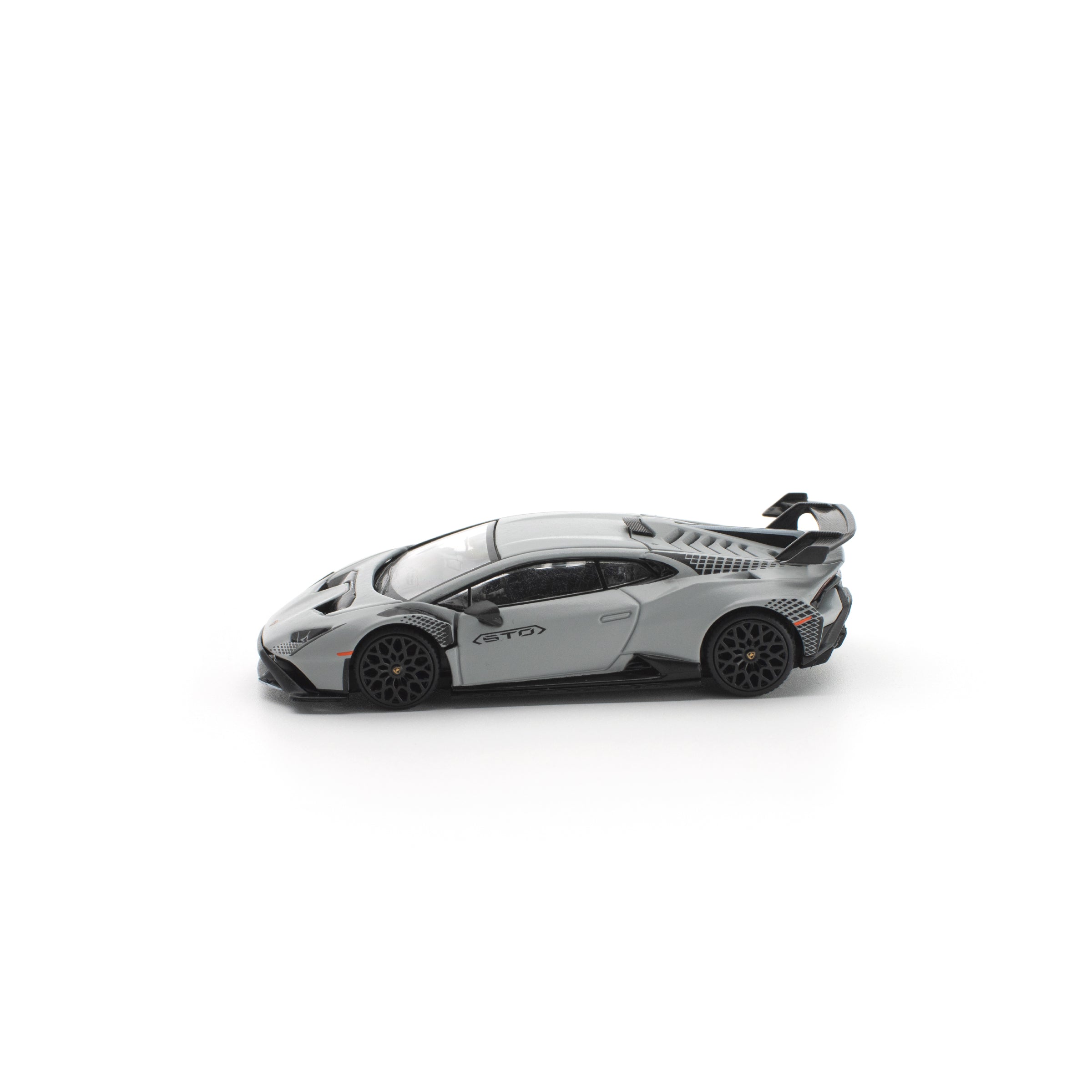 POP RACE 1/64- LAMBORGHINI HURACAN STO GRIGIO ACHESO MATTE