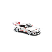 POP RACE 1:64 SINGER DLS TURBO (TRACK) - WHITE