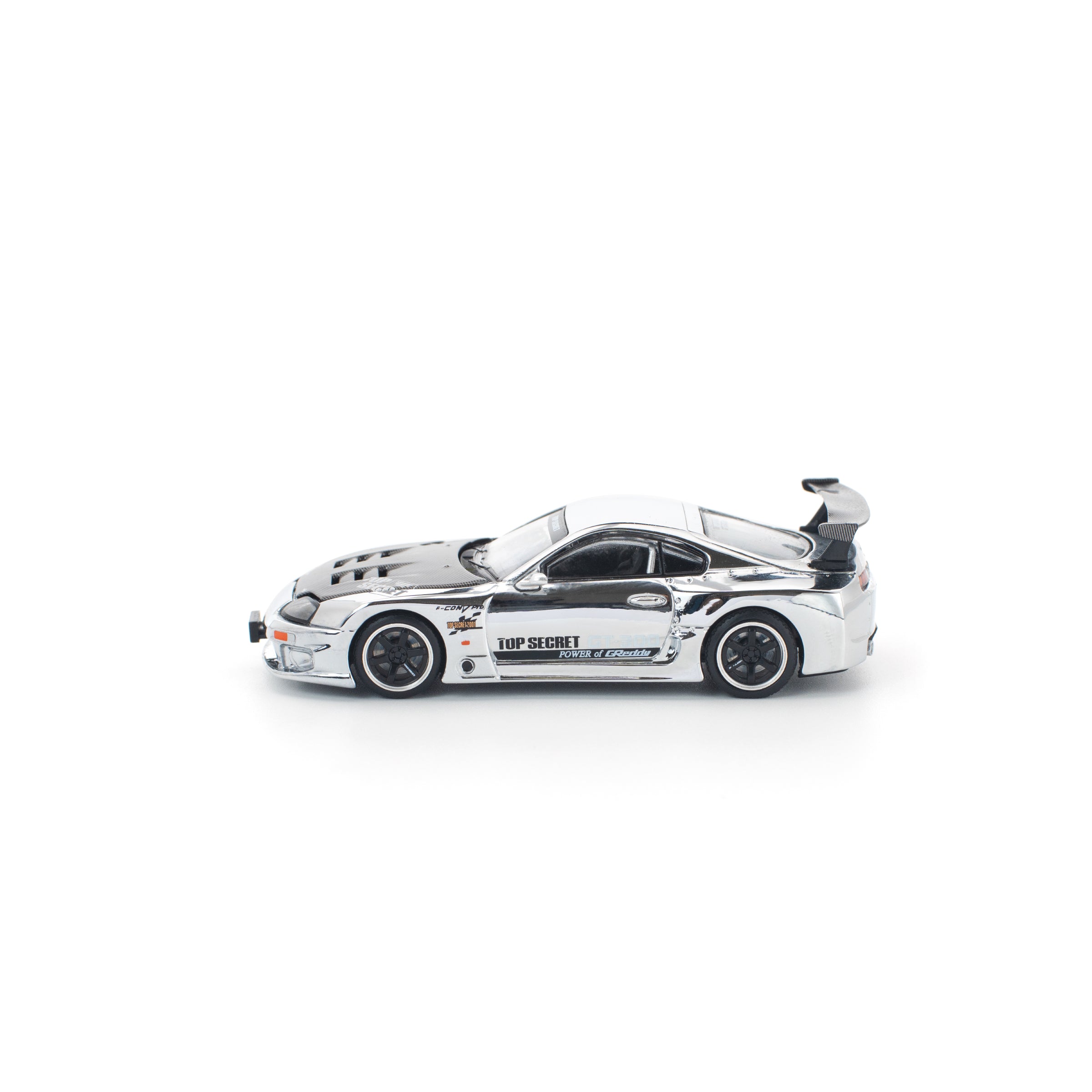 POP RACE - TOP SECRET GT300 SUPRA - SILVER CHROME - PR640325
