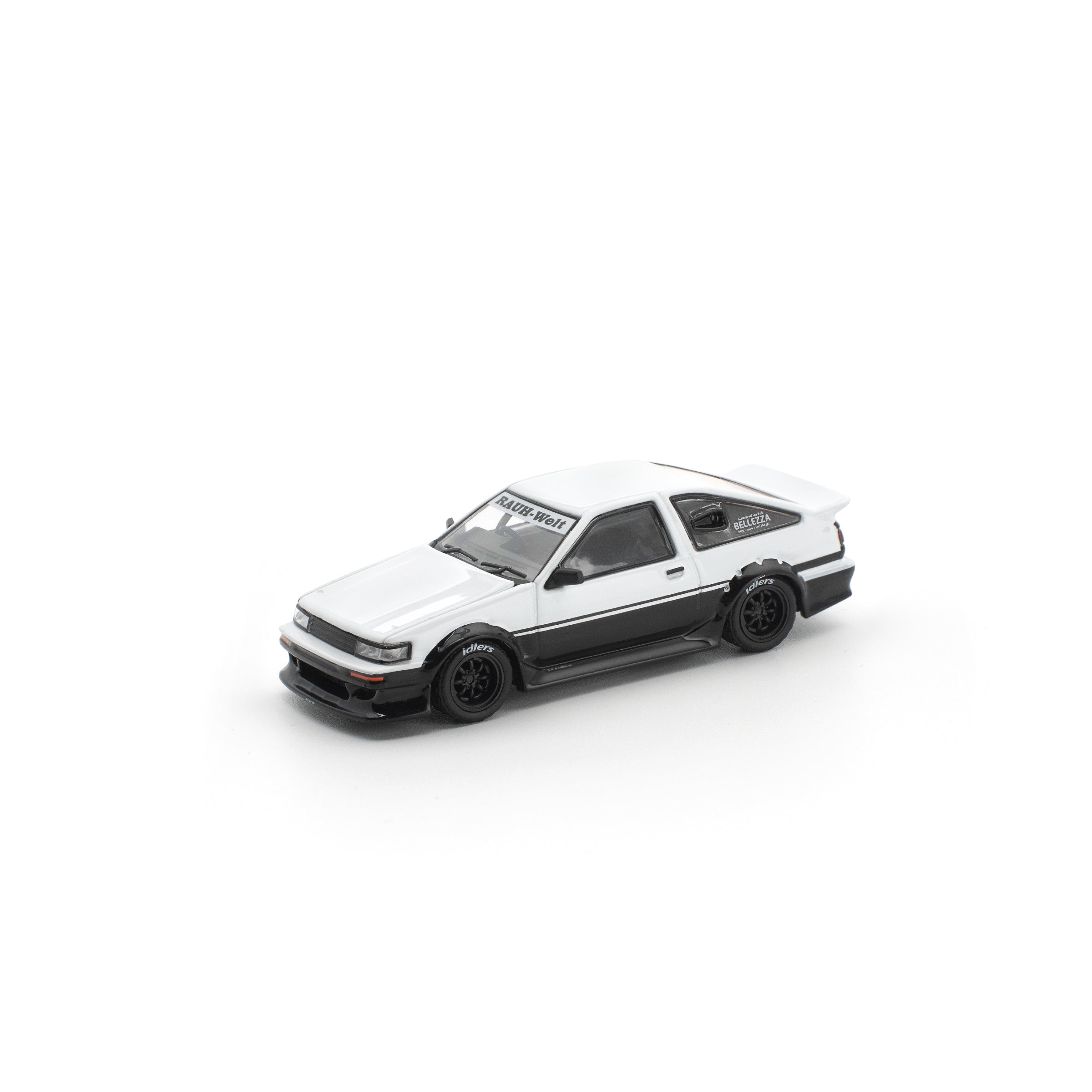 POPRACE 1/64 RWB AE86 WHITE BLACK