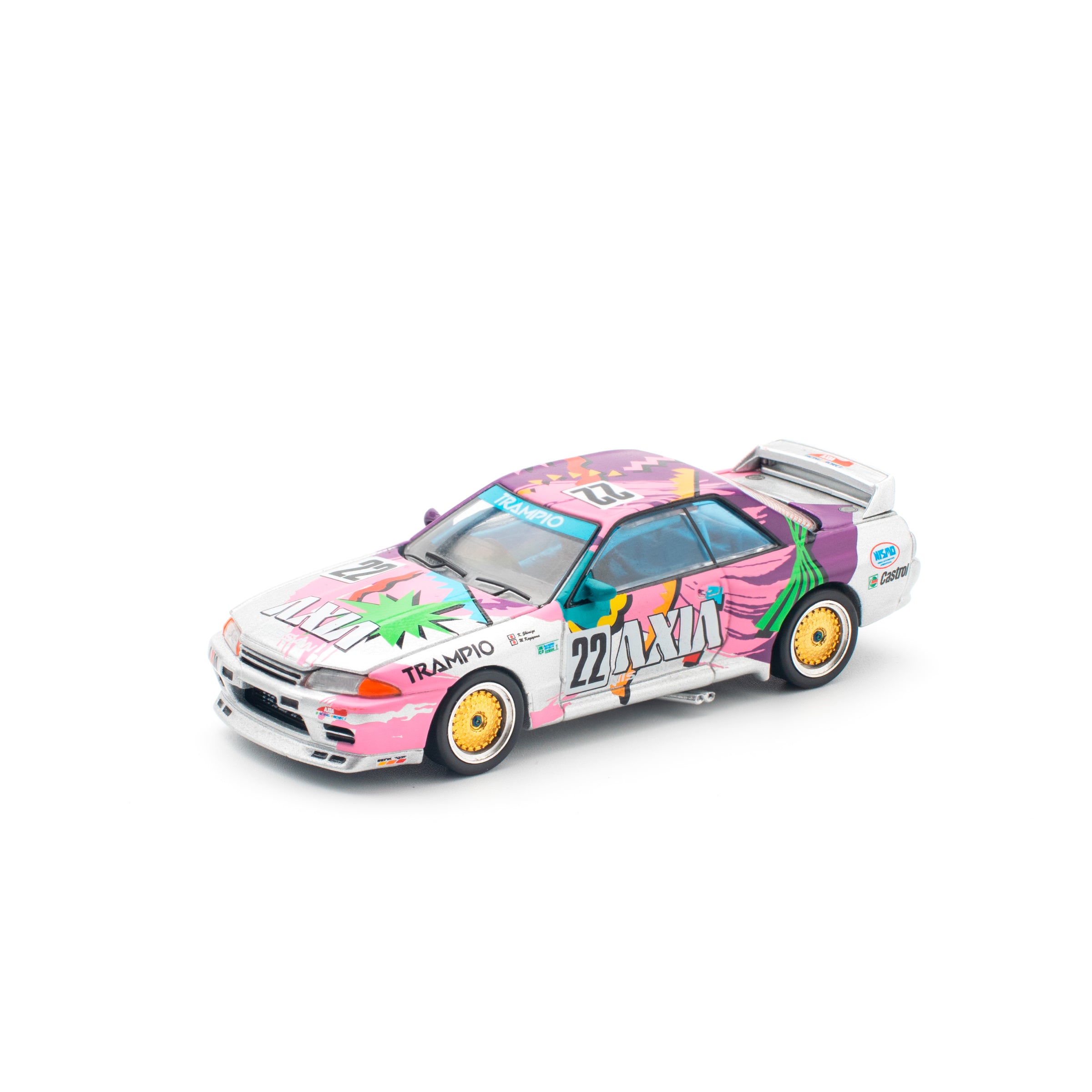 POP RACE 1:64 NISSAN SKYLINE GT-R R32 #22 AXIA GROUP A