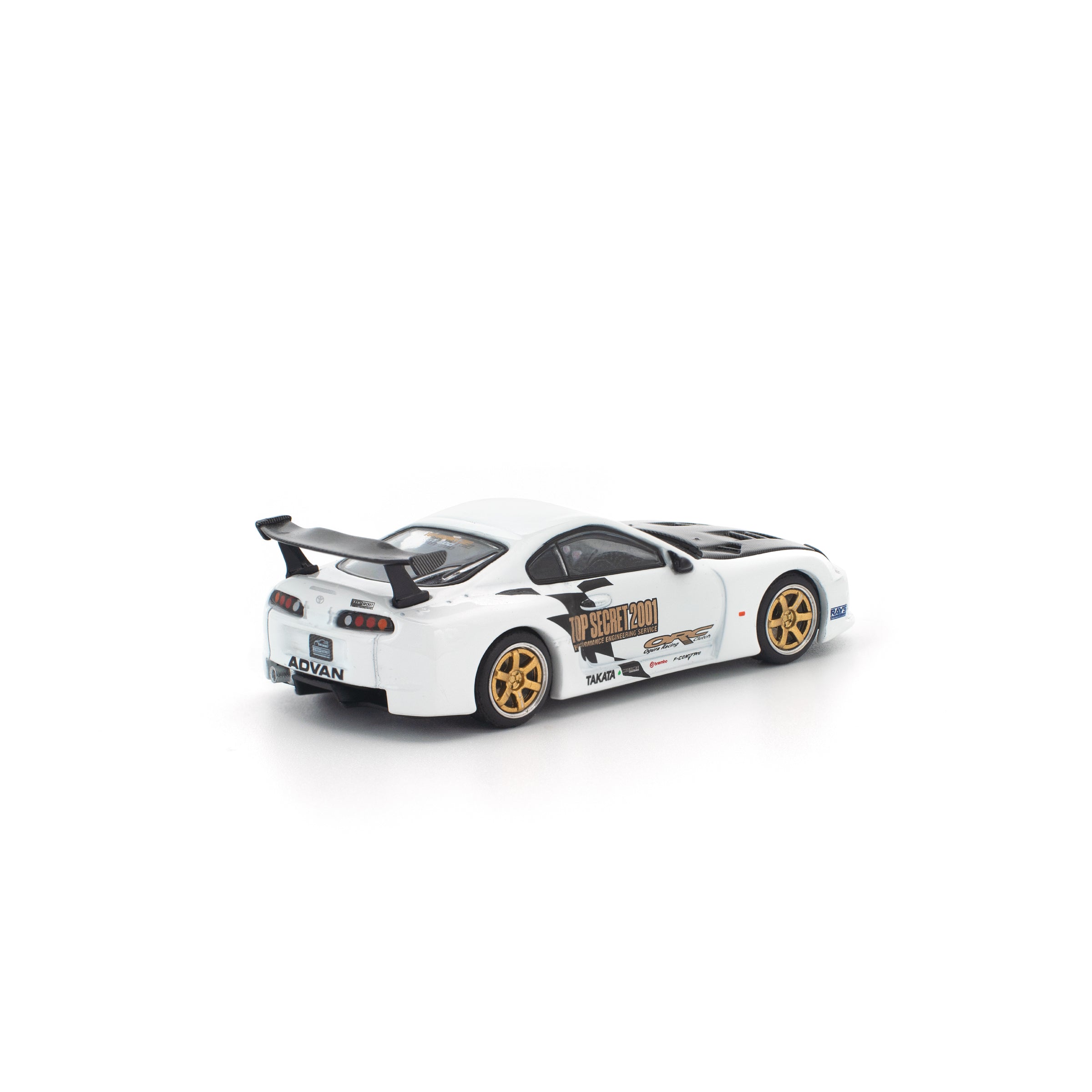 POP RACE 1/64 - TOP SECRET GT300 SUPRA WHITE – RC Cambodia
