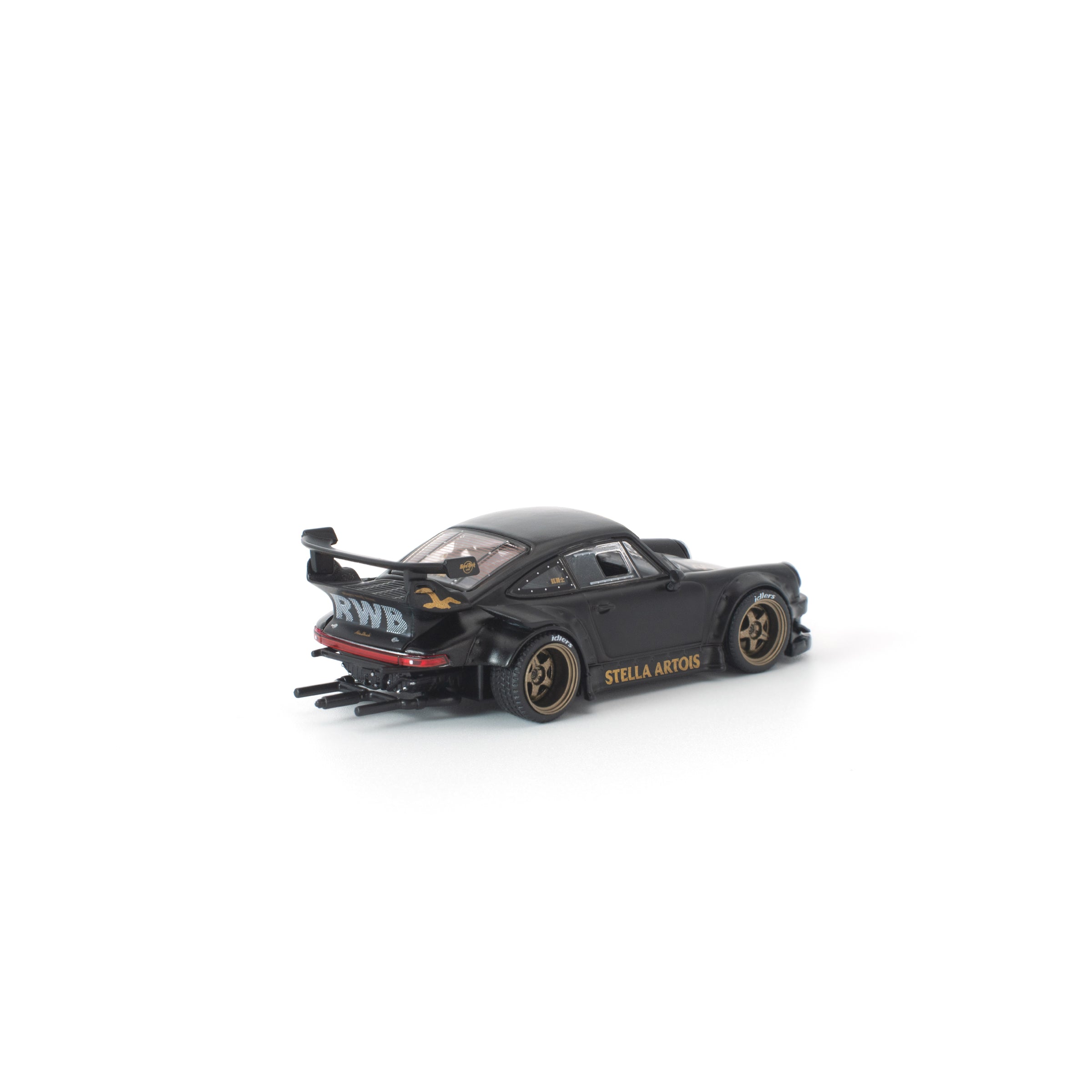 POP RACE 1/64 RWB 930 MATTE BLACK "STELLA ARTOIS" NEW TOOLING