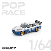POP RACE 1:64 PANDEM SILVIA S13 MOONTECH BLUE - PRE ORDER