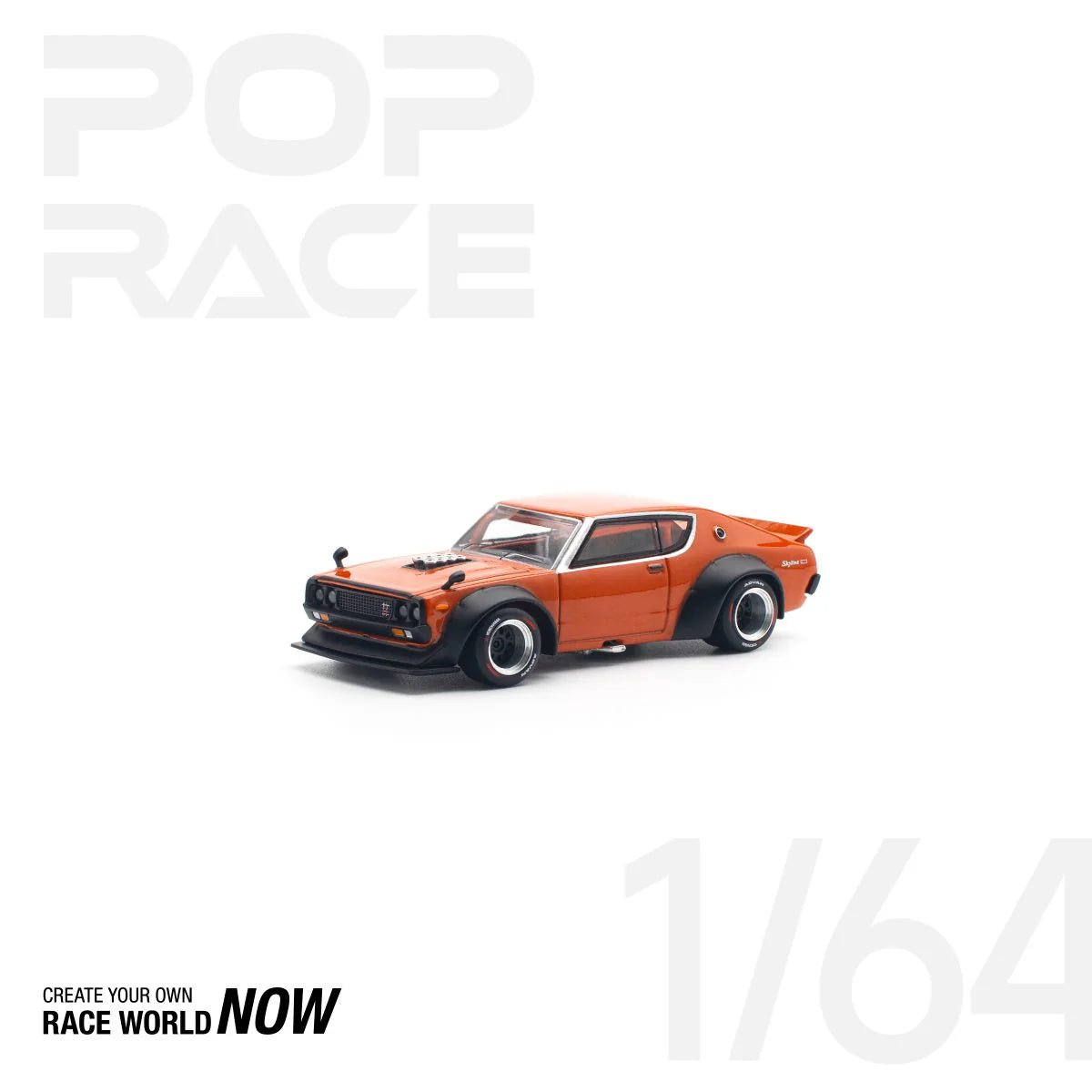 SKYLINE GT-R V8 DRIFT (KENMERI) ORANGE by POP Race