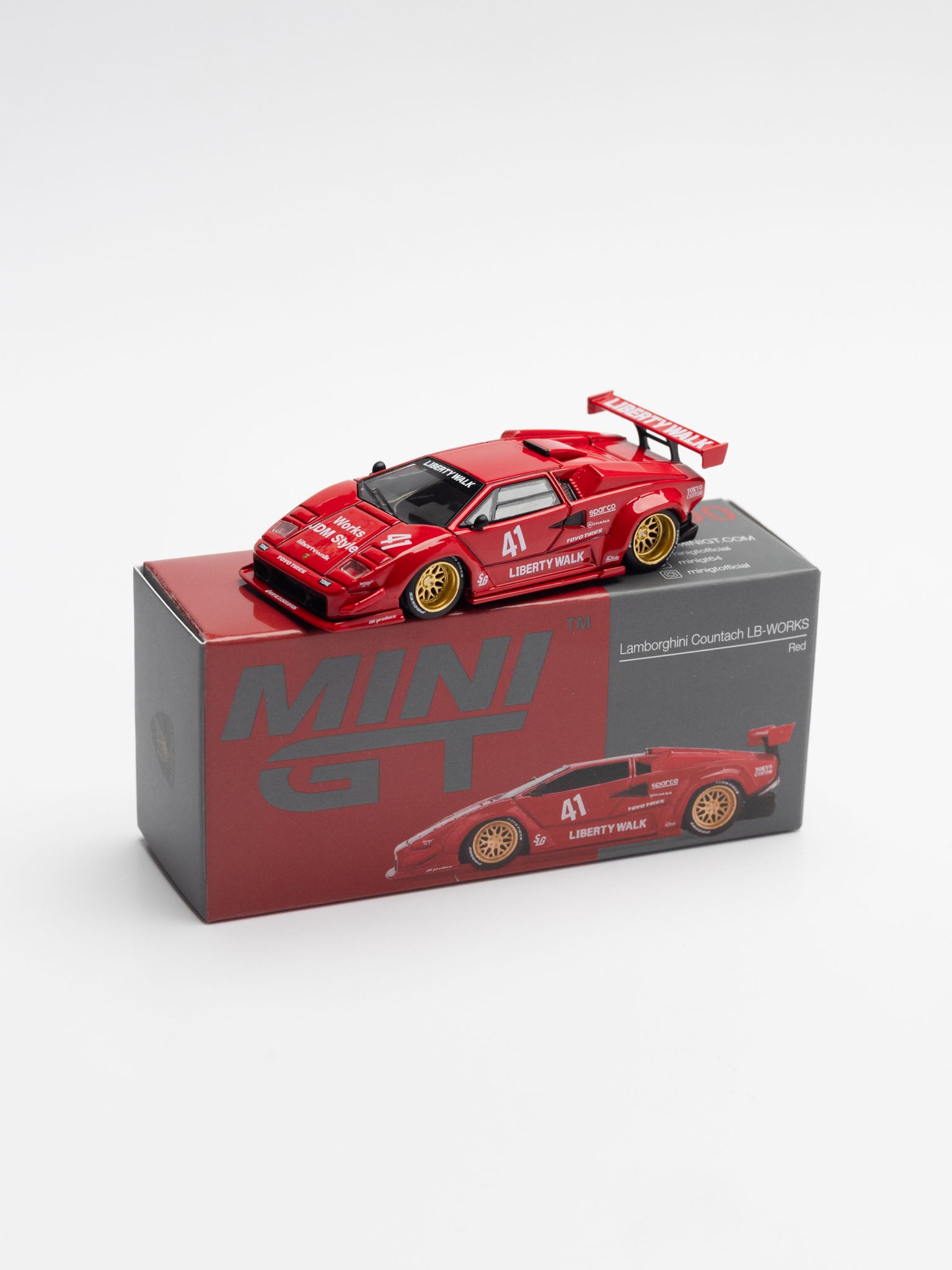 MINIGT 1/64 - Lamborghini Countach LB-WORKS Red