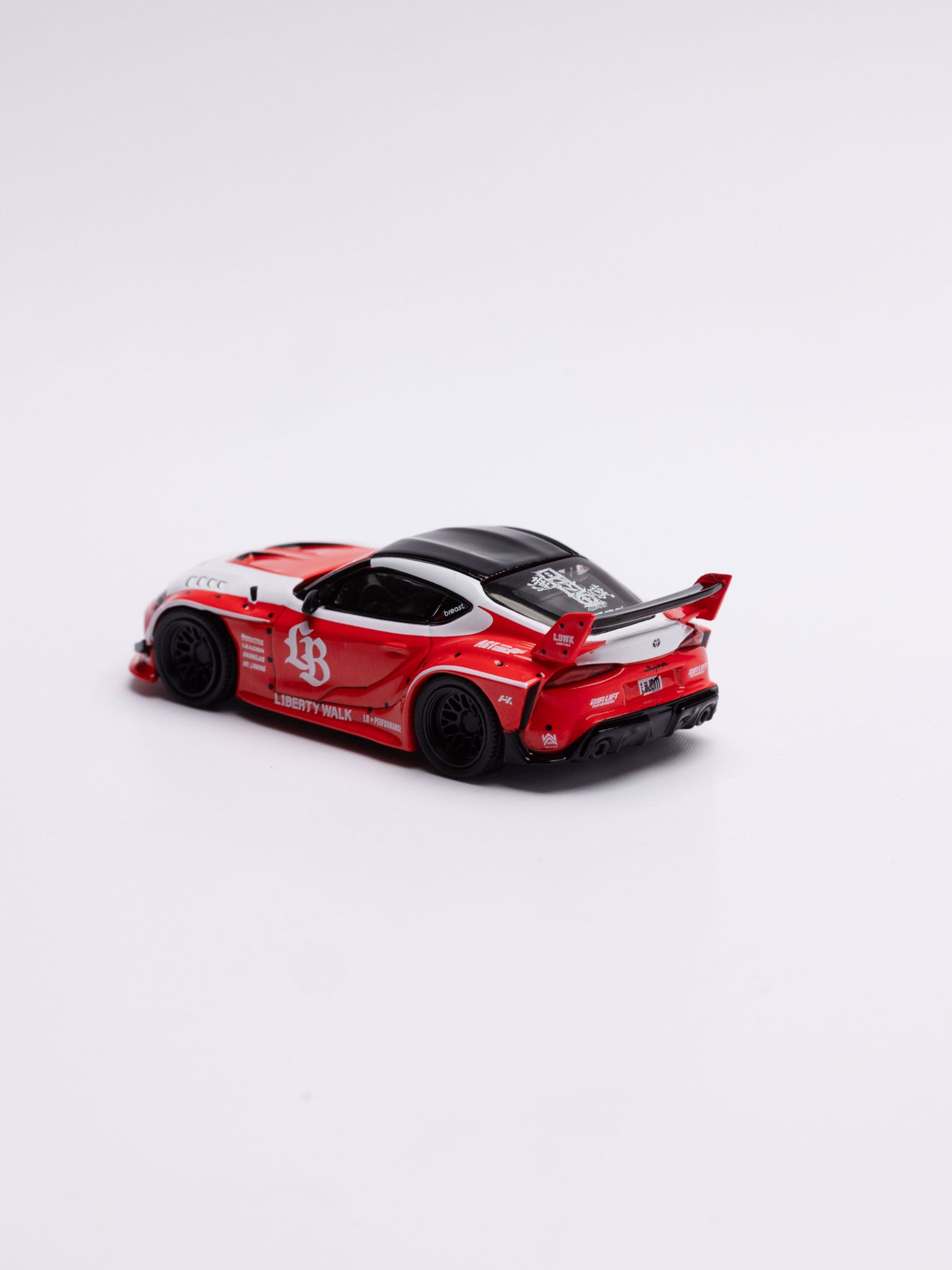 MINIGT 1/64 LB★WORKS Toyota GR Supra Red/White