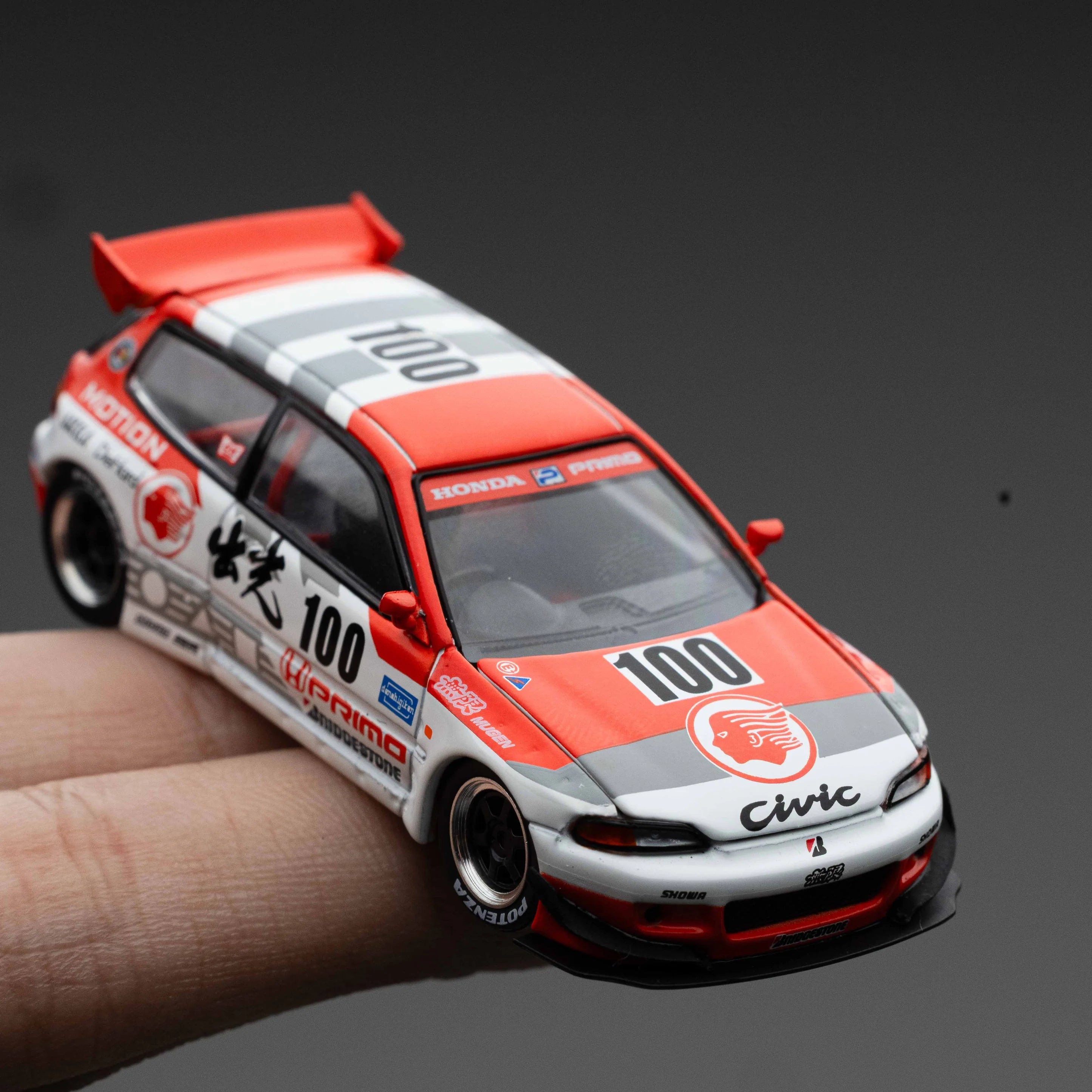 POP RACE 1:64 PANDEM CIVIC EG6 V1.5 IDEMITSU MOTION INFINITE