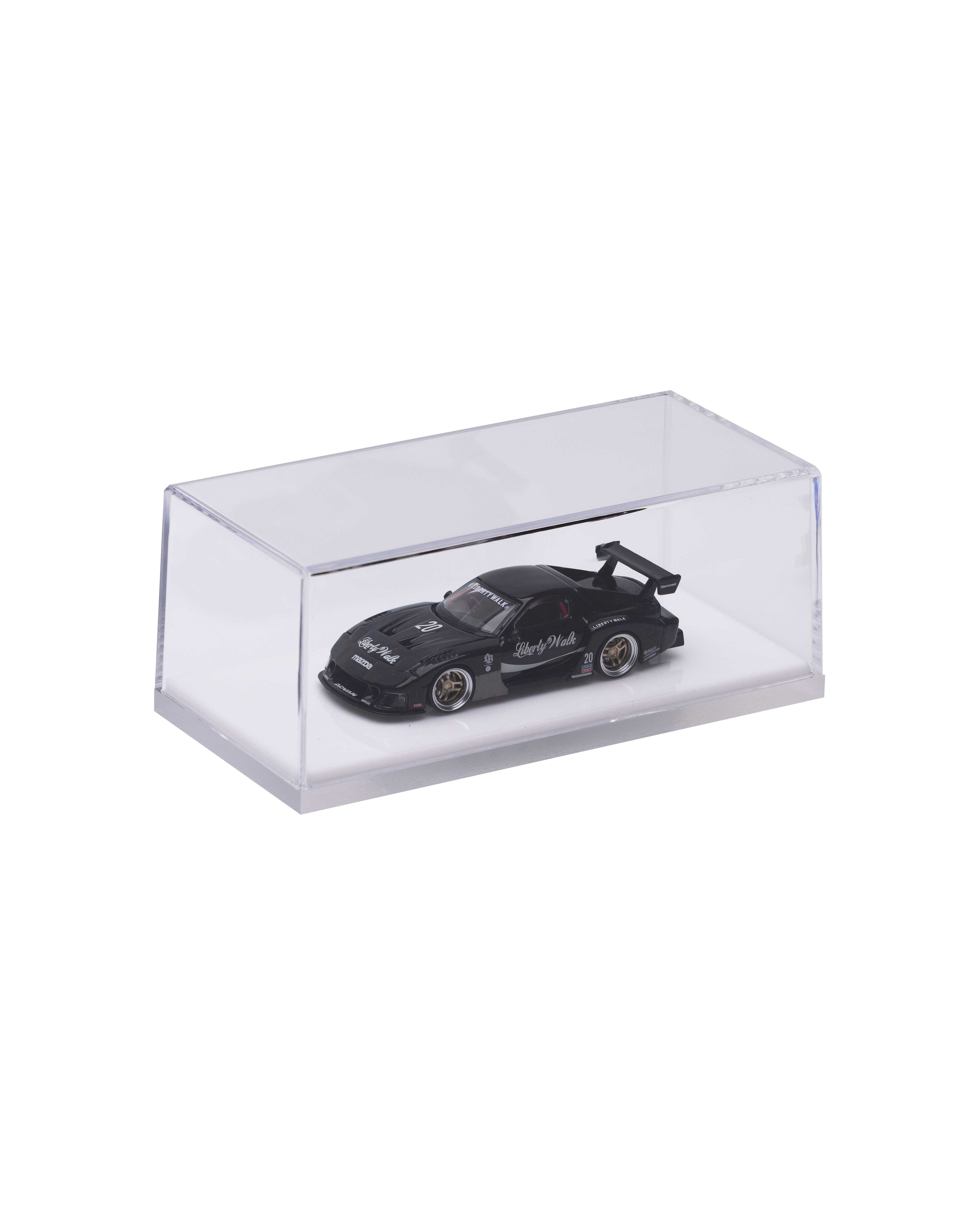 D MODEL BEAUTY ON WHEELS 1:64 MAZDA RX-7 LB-Super Silhouette , Black