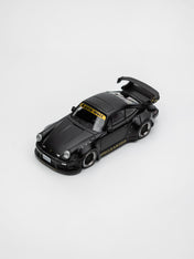 MC 1:64 MODEL CAR PORSCHE RWB 930 MATT BLACK