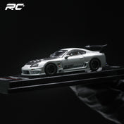 INNO64 1:64 Toyota Supra (A80) TOP SECRET GT300 SILVER GT SHOW EXCLUSIVE