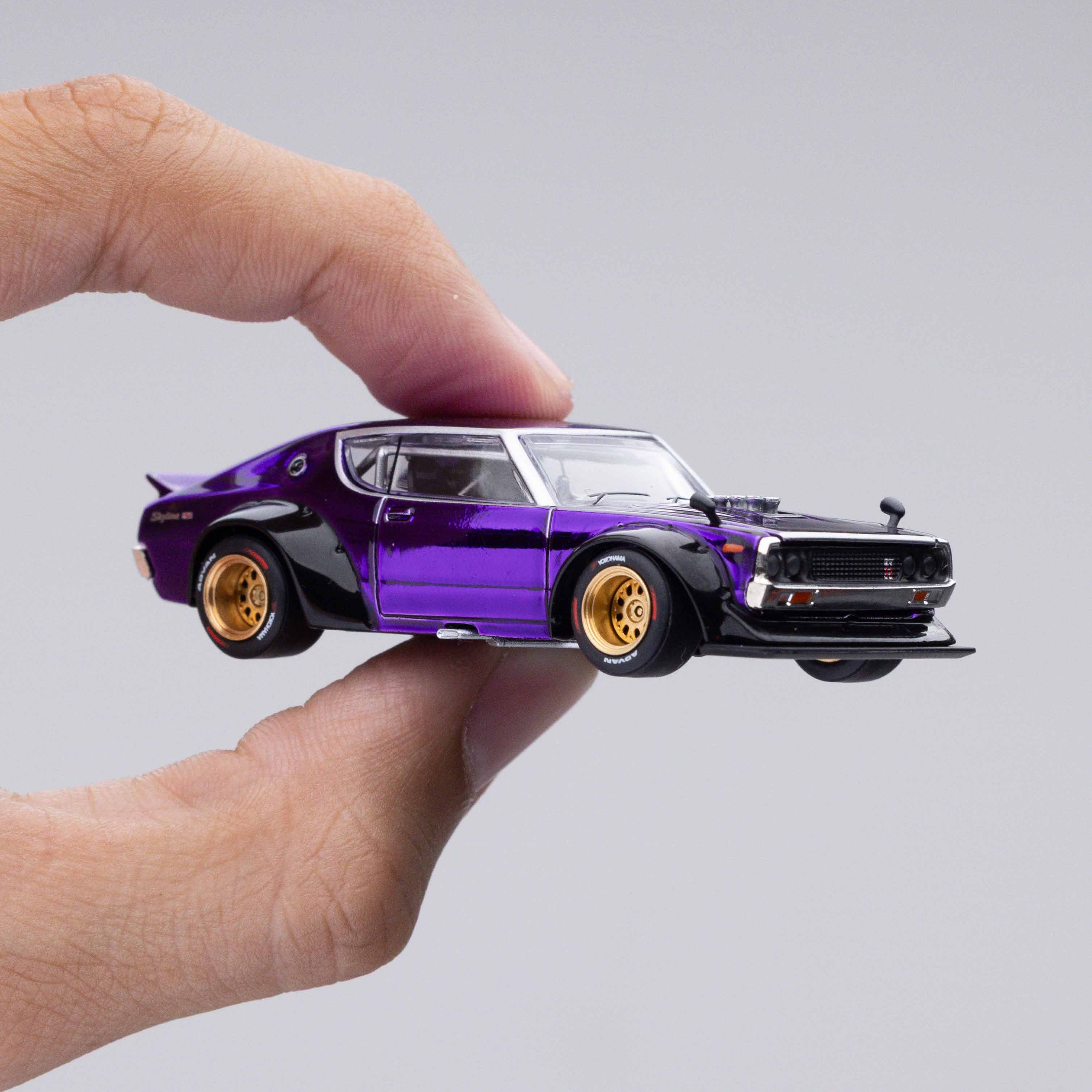 NISSAN SKYLINE GT-R V8 DRIFT KENMERI PURPLE TOKYO AUTO SALON 2025