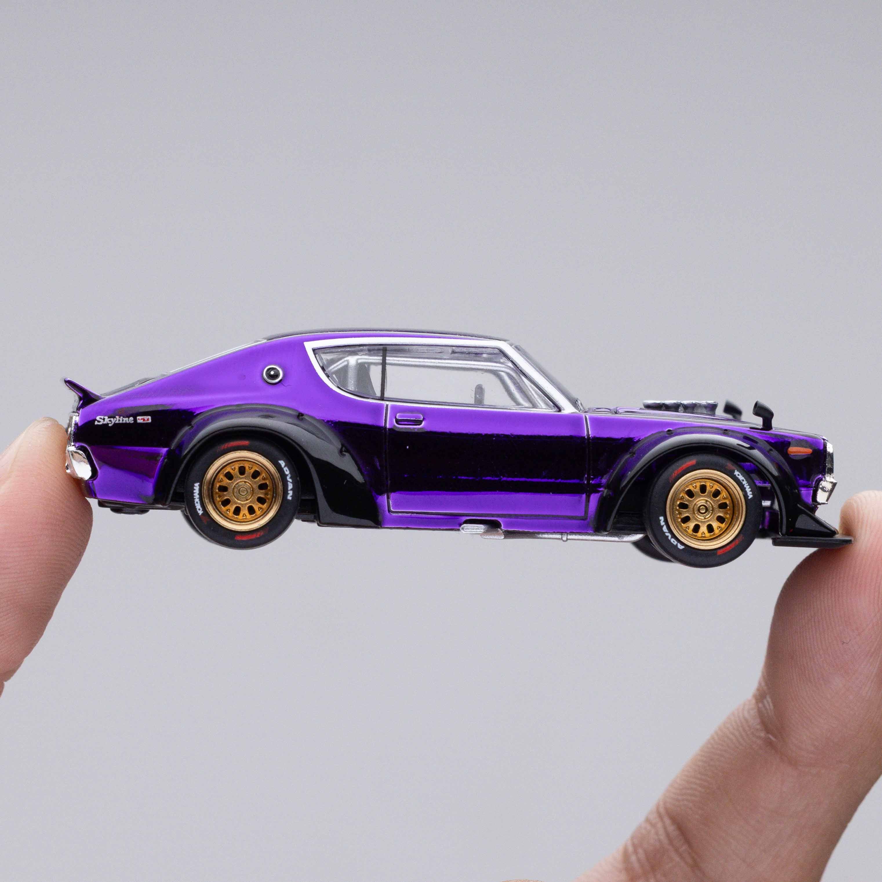 NISSAN SKYLINE GT-R V8 DRIFT KENMERI PURPLE TOKYO AUTO SALON 2025