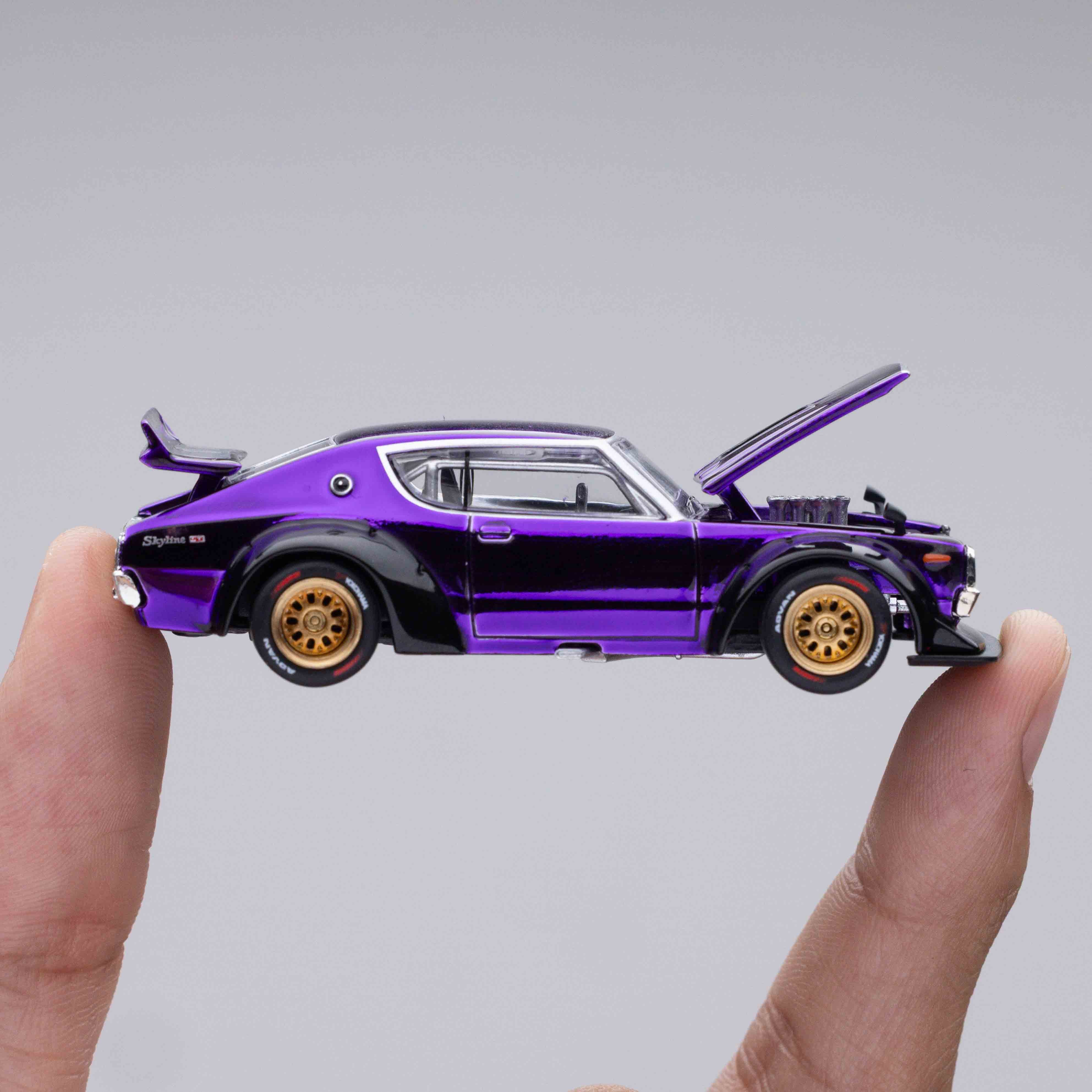 NISSAN SKYLINE GT-R V8 DRIFT KENMERI PURPLE TOKYO AUTO SALON 2025