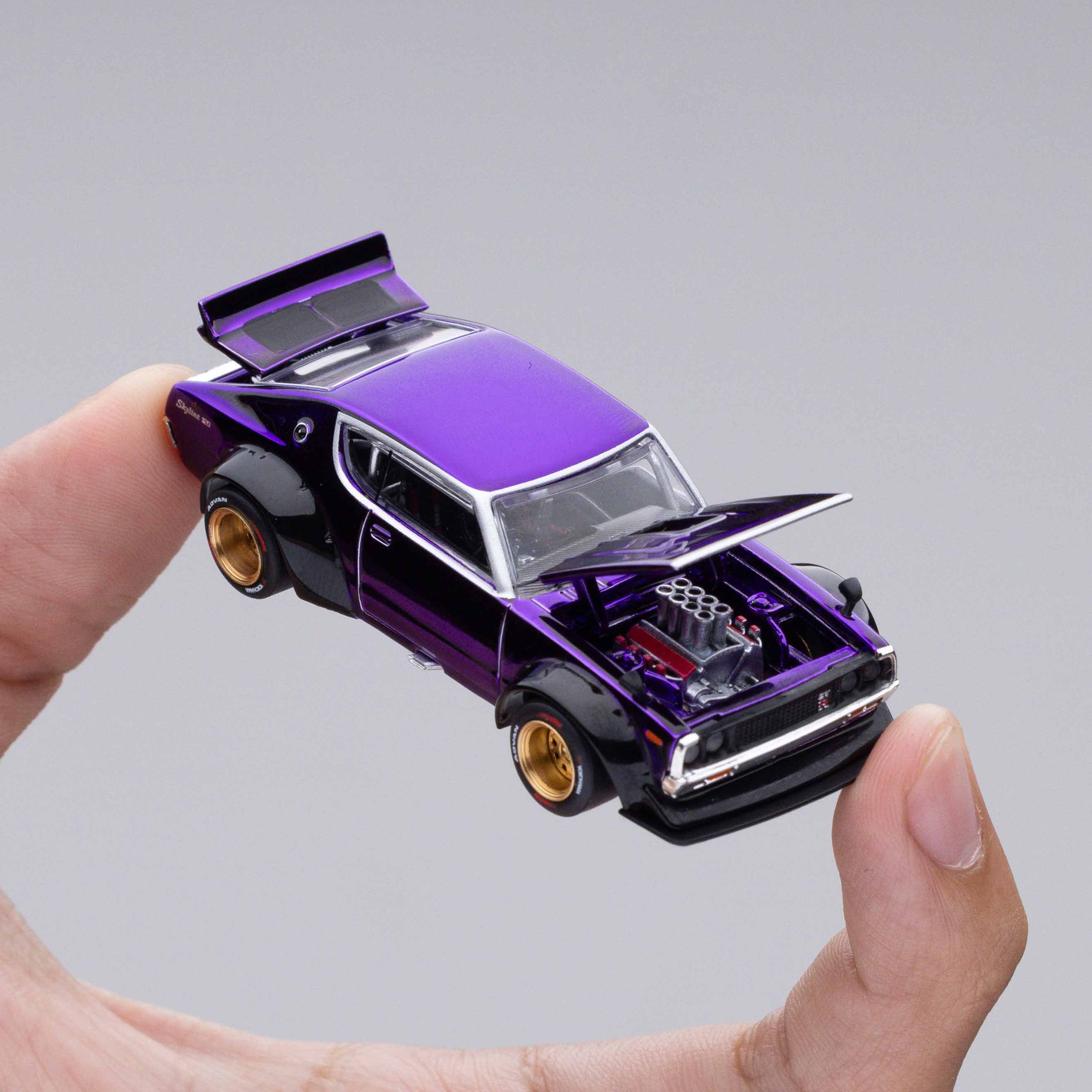 NISSAN SKYLINE GT-R V8 DRIFT KENMERI PURPLE TOKYO AUTO SALON 2025