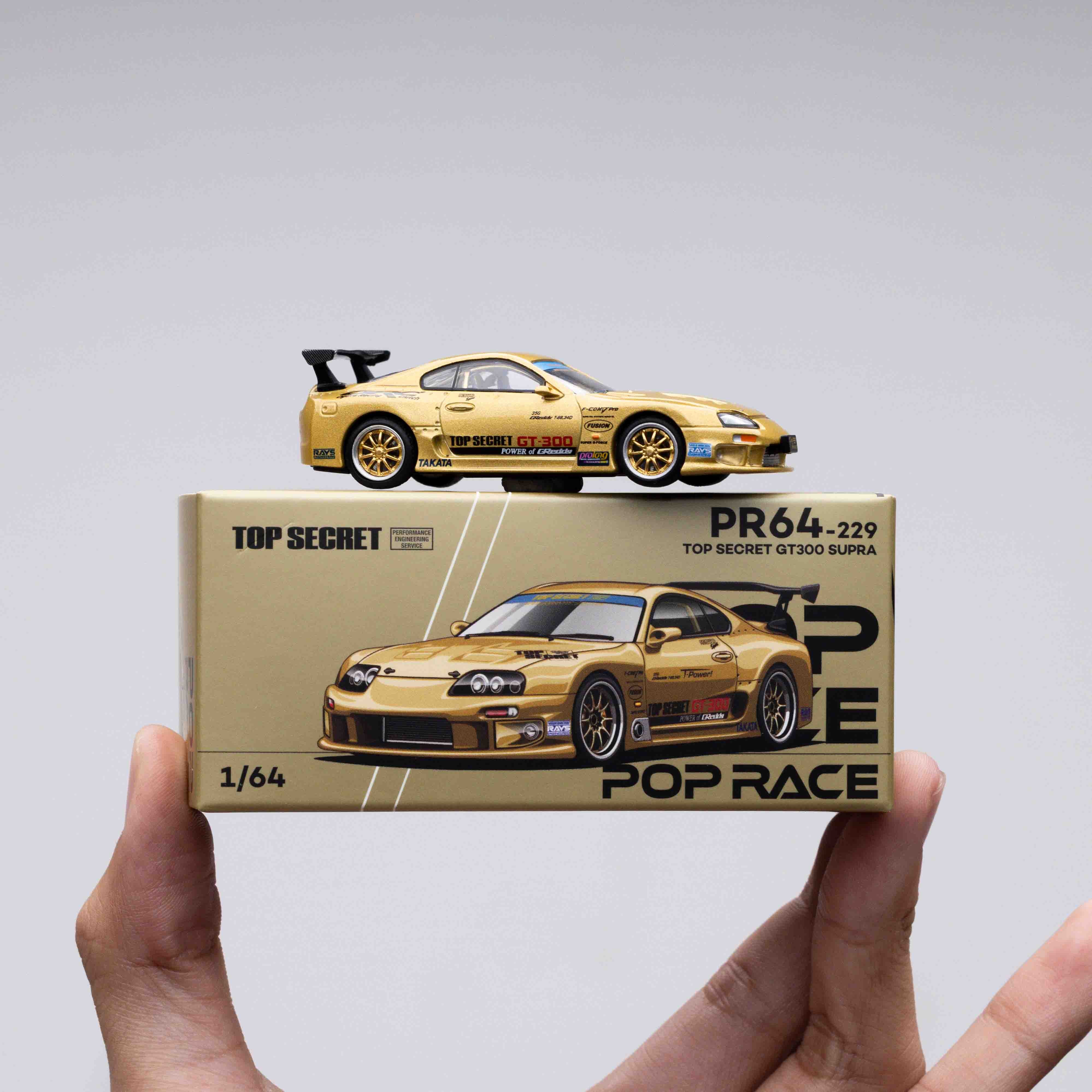 TOP SECRET GT300 SUPRA – GOLD – POP RACE