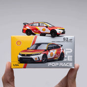 POP RACE 1/64 SHELL HONDA CIVIC TYPE R