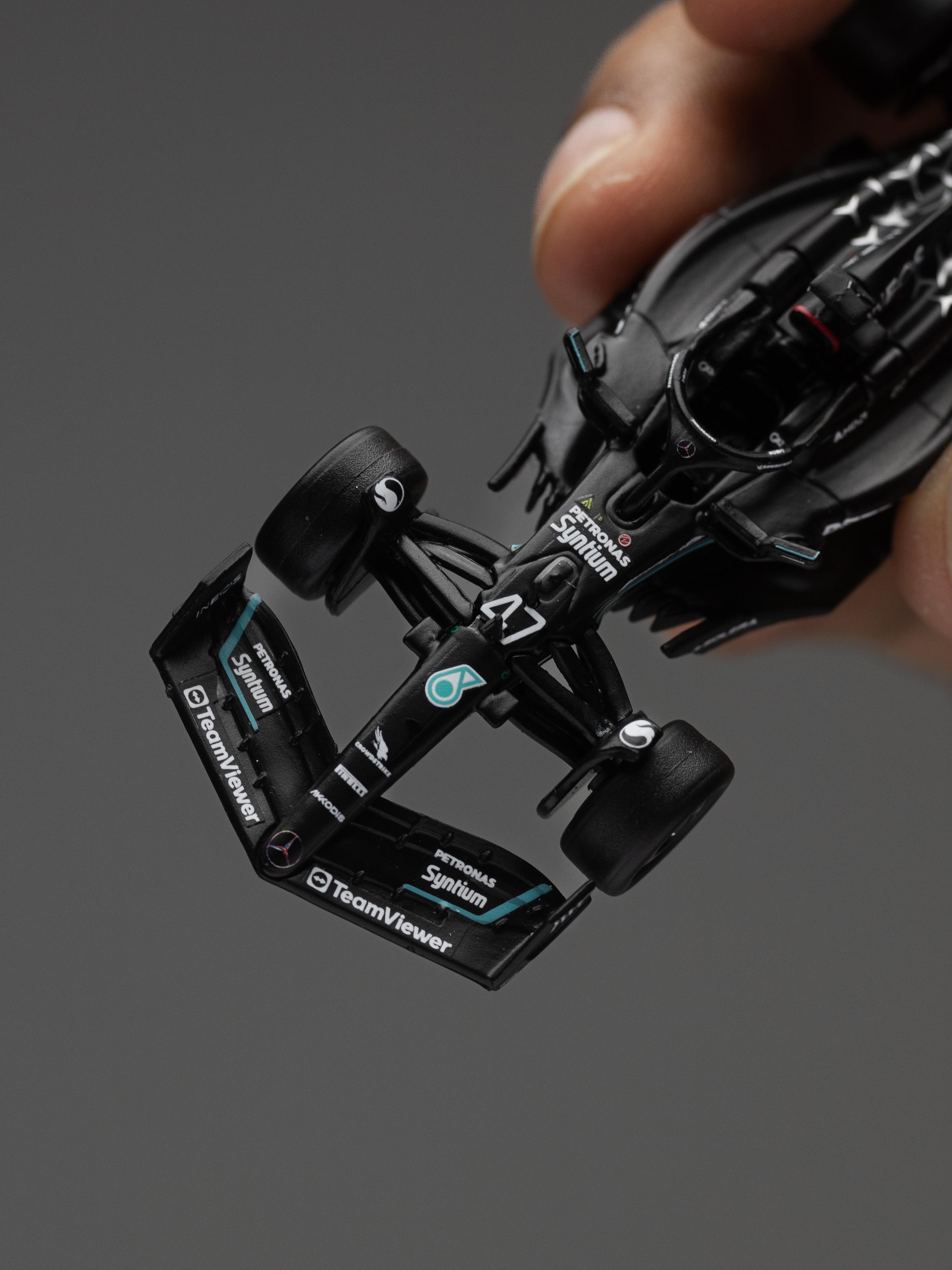 Tarmac Works 1:64 Mercedes-AMG F1 W14 E Performance Spanish Grand Prix Tyre Testing 2023 Mick Schumacher