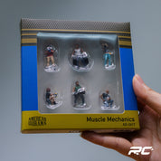 AMERICAN DIORAMA 1:64 人偶 肌肉机械师套装