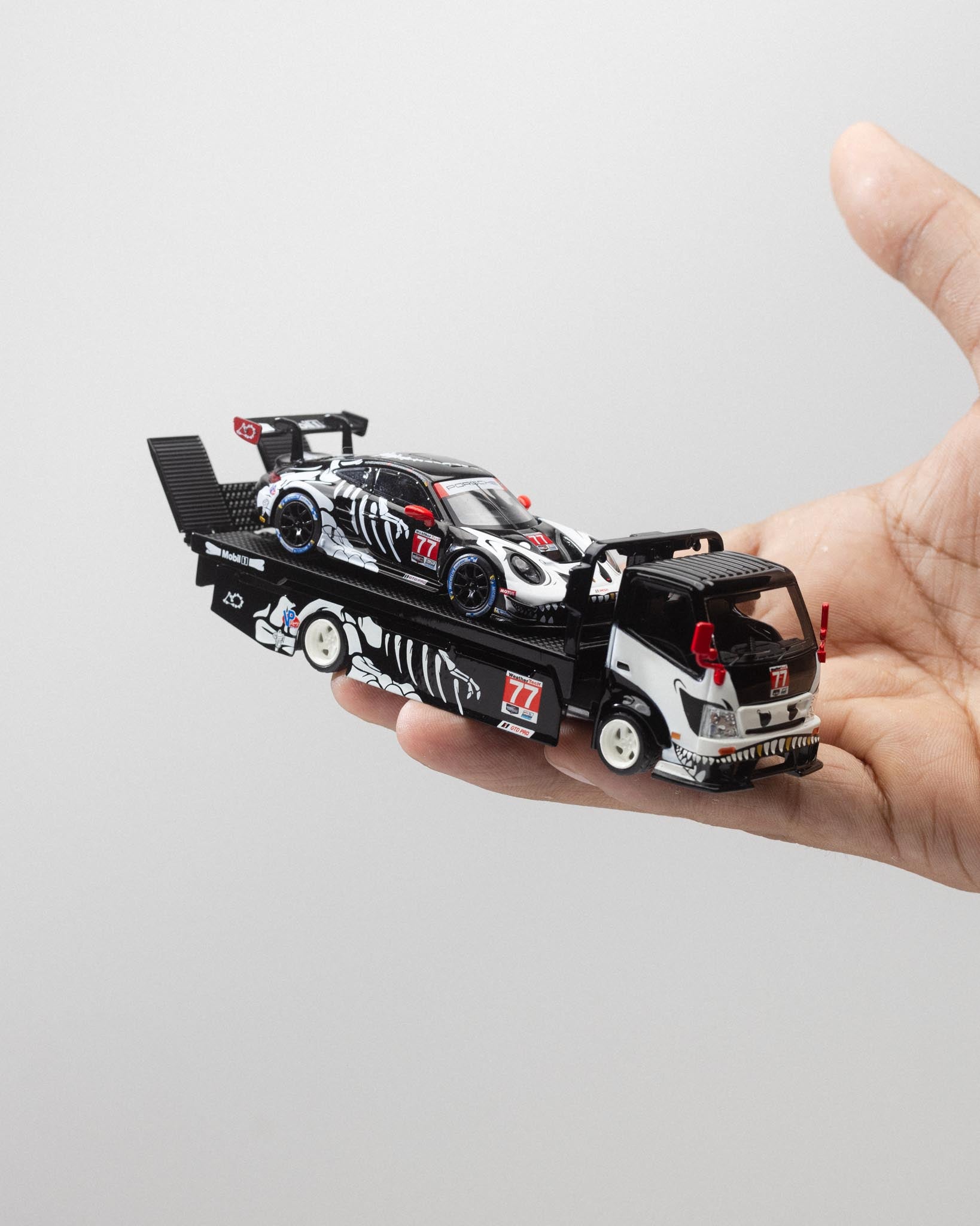 H300 Flated Transport Trailer For Porsche 911 GT3 #77 AO Racing