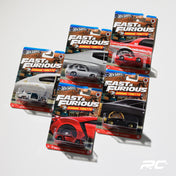 Hot Wheels Fast & Furious HNR88-F 1995 Mazda RX-7 LYKAN HYPERSPORT 1950 CHEVY FLEETLINE