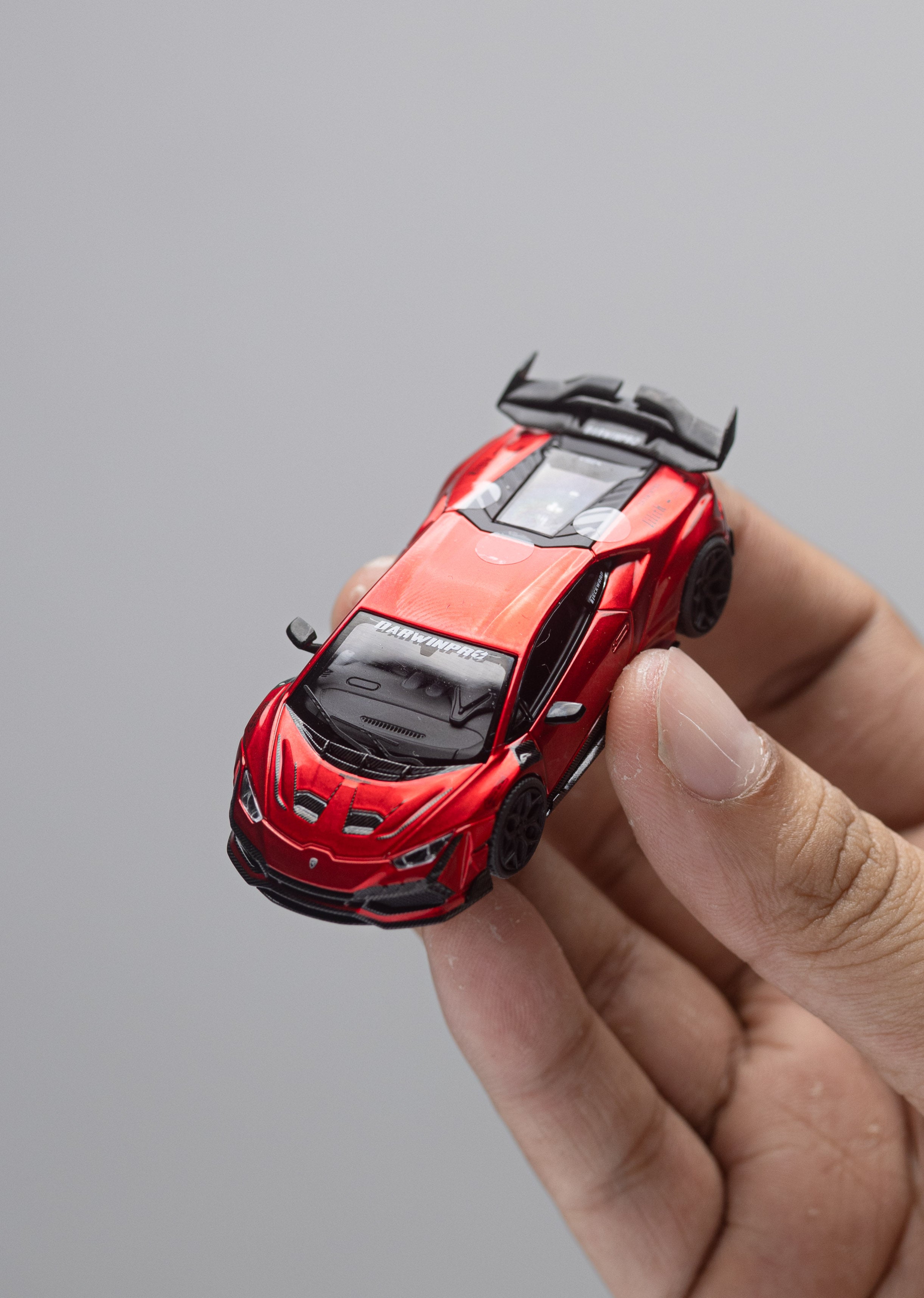 King Model 1:64 Hurricane Huracan DarwinPRO The "Lilith" Lilith WBK Transparent Red