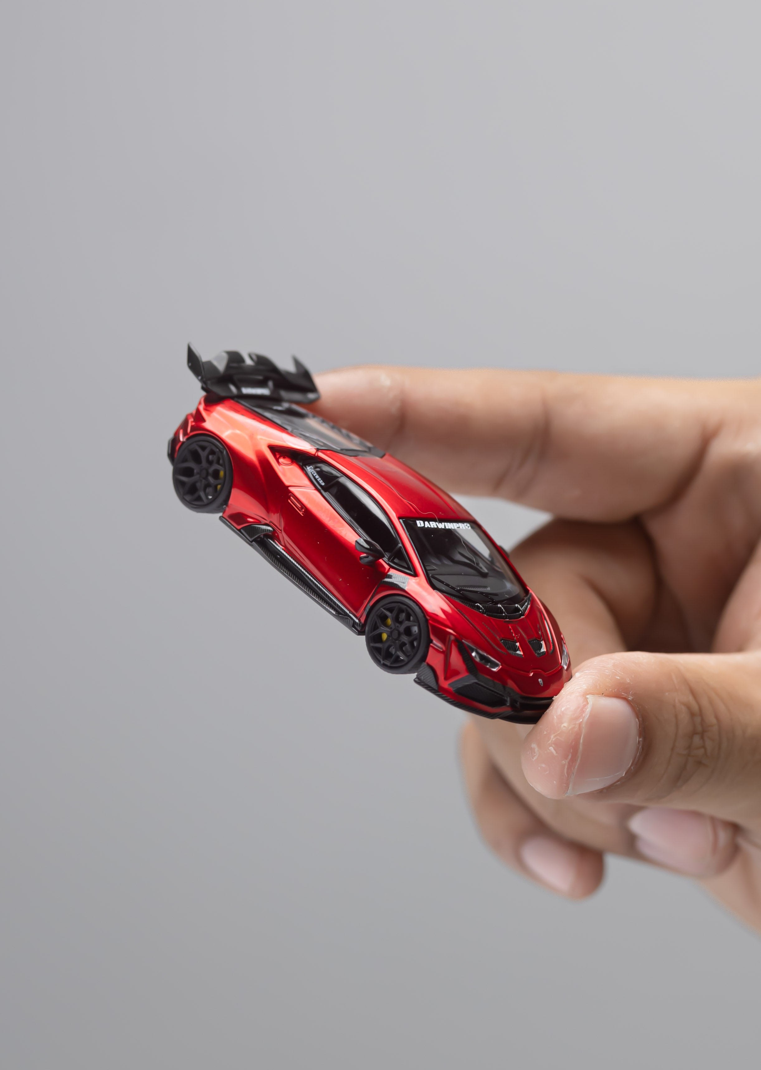 King Model 1:64 Hurricane Huracan DarwinPRO The "Lilith" Lilith WBK Transparent Red