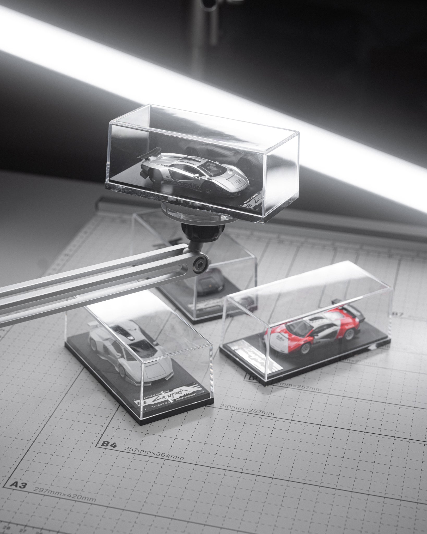 TIME MICRO X PSC DESIGN 1:64 Cyberpunk Countach Singapore Limited