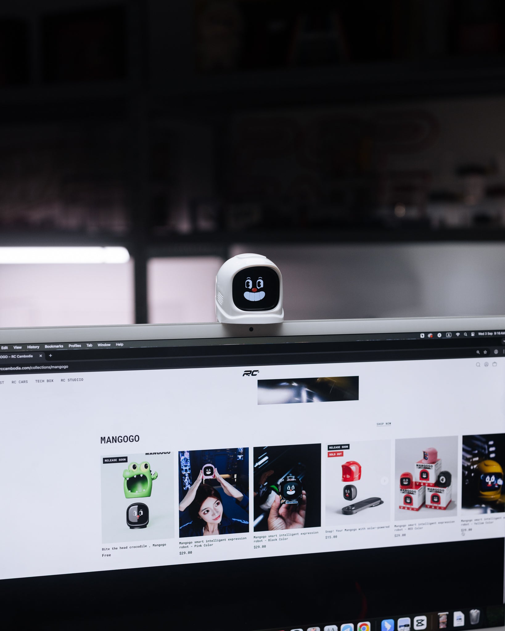 Mangogo Hat - White color