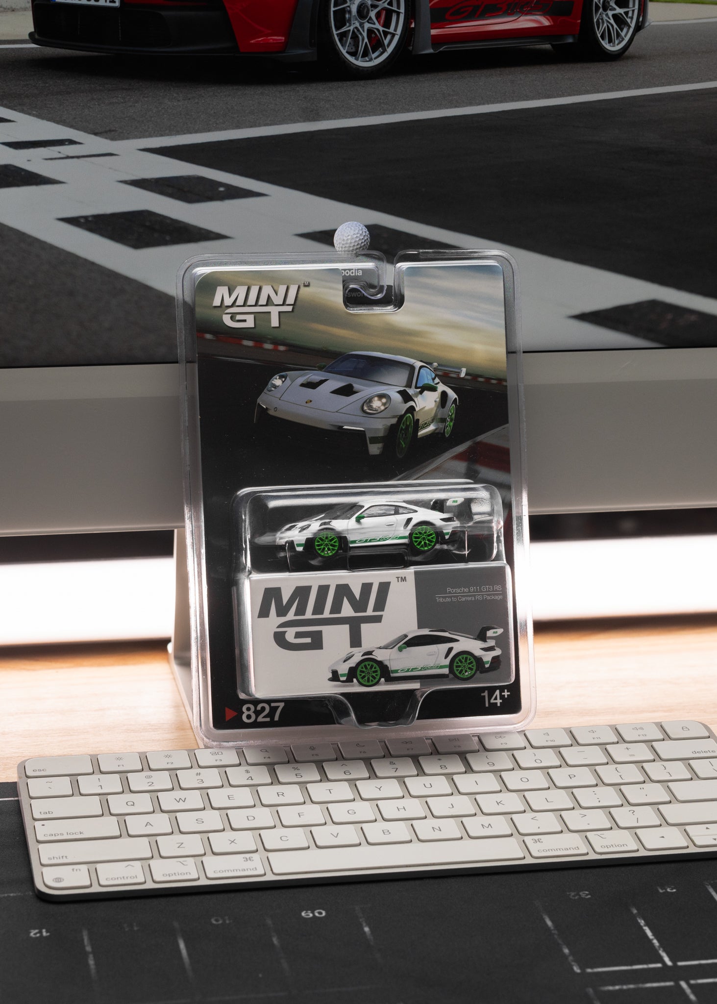 Porsche 911 (992) GT3 RS Tribute to Carrera RS Blister Packaging