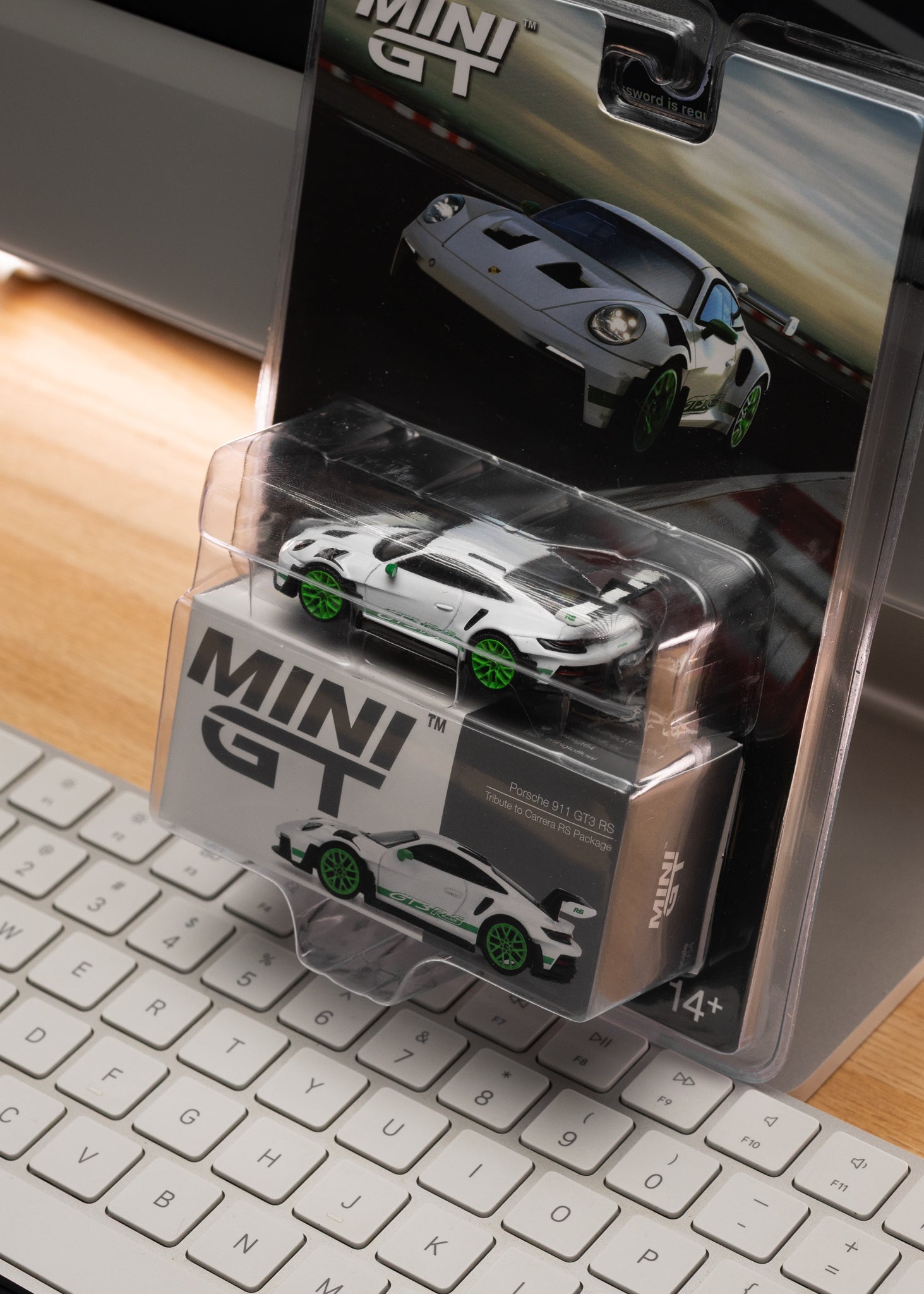 Porsche 911 (992) GT3 RS Tribute to Carrera RS Blister Packaging