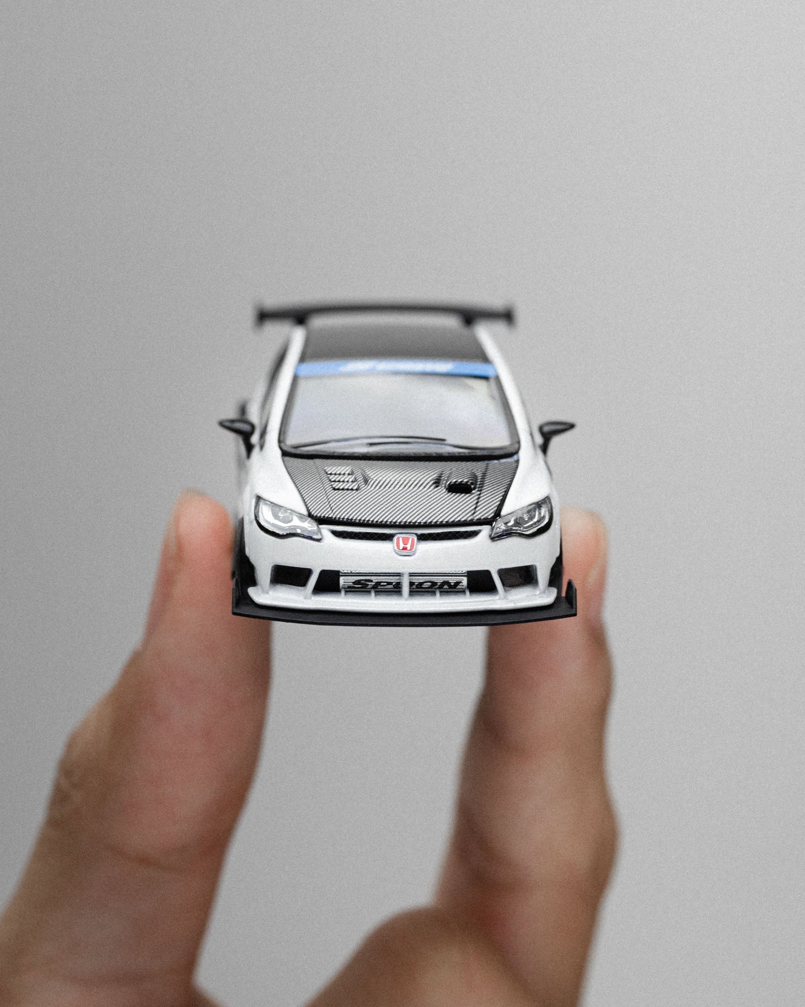 Microturbo - 1/64 Custom FD2 Spoon - Metallic White