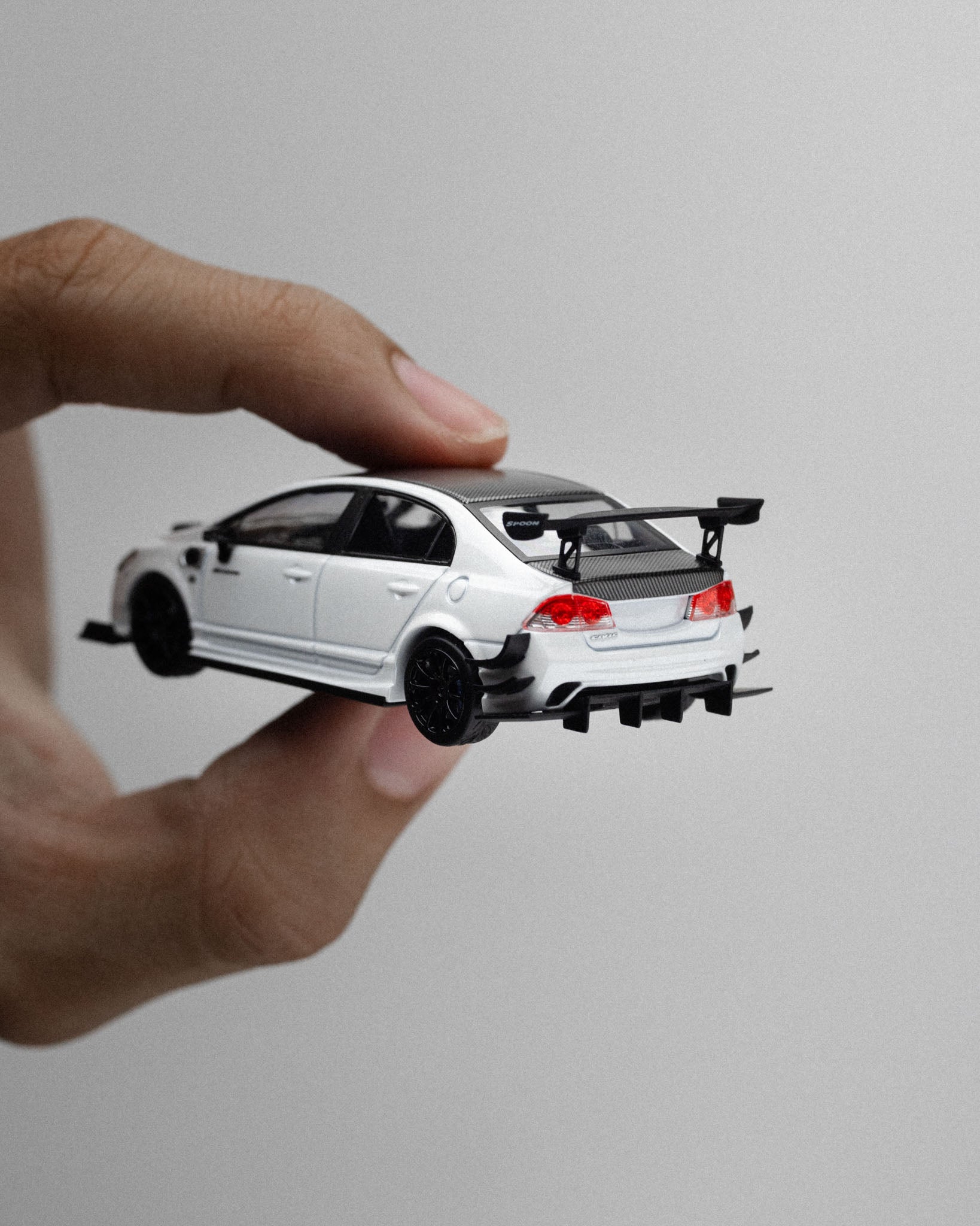 Microturbo - 1/64 Custom FD2 Spoon - Metallic White