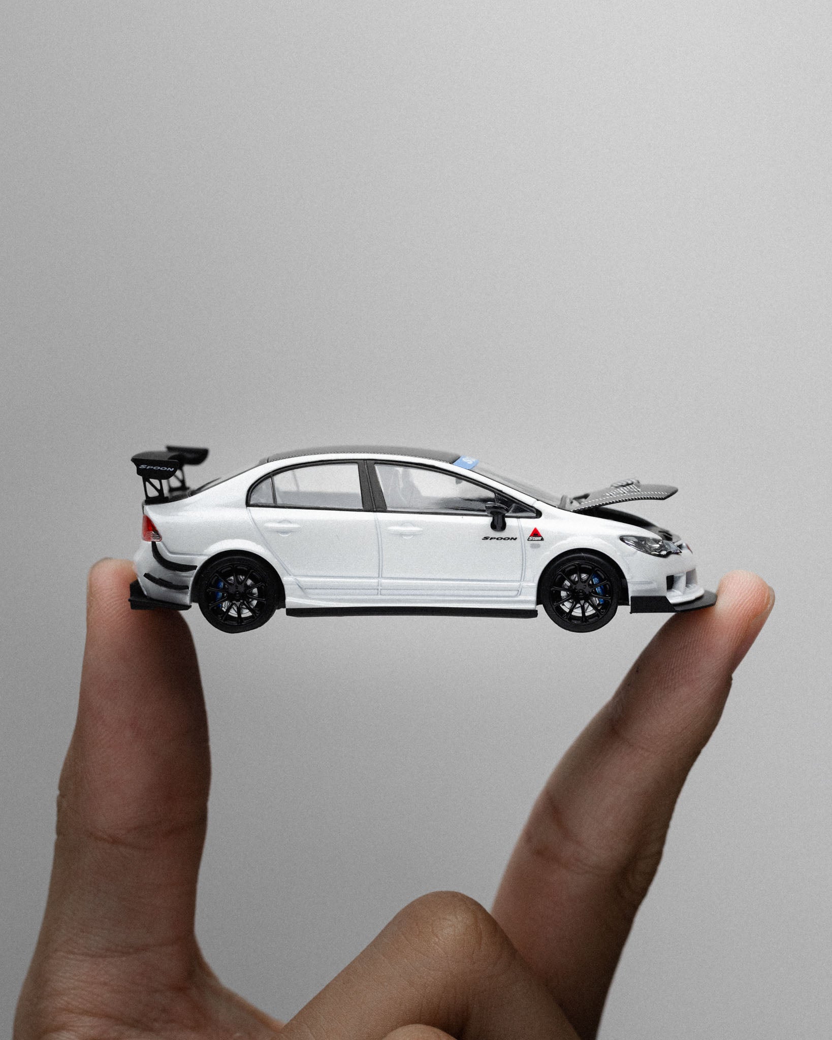 Microturbo - 1/64 Custom FD2 Spoon - Metallic White