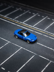 MINI GT: 1/64 Mazda Miata MX-5 (NA) Tuned Version 6.75 Dark Blue RHD