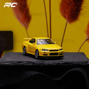 MINIGT 1:64 Nissan Skyline GT-R (R34) V-Spec Lightning Yellow