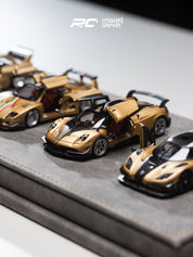 ( 7 Cars ) Gold and Carbon  ( Chase car ) HEC Beijing Exhibition Limited Edition
