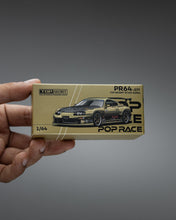 POP RACE 1:64 TOP SECRET GT300 SUPRA CHROME GOLD / CARBON HOOD