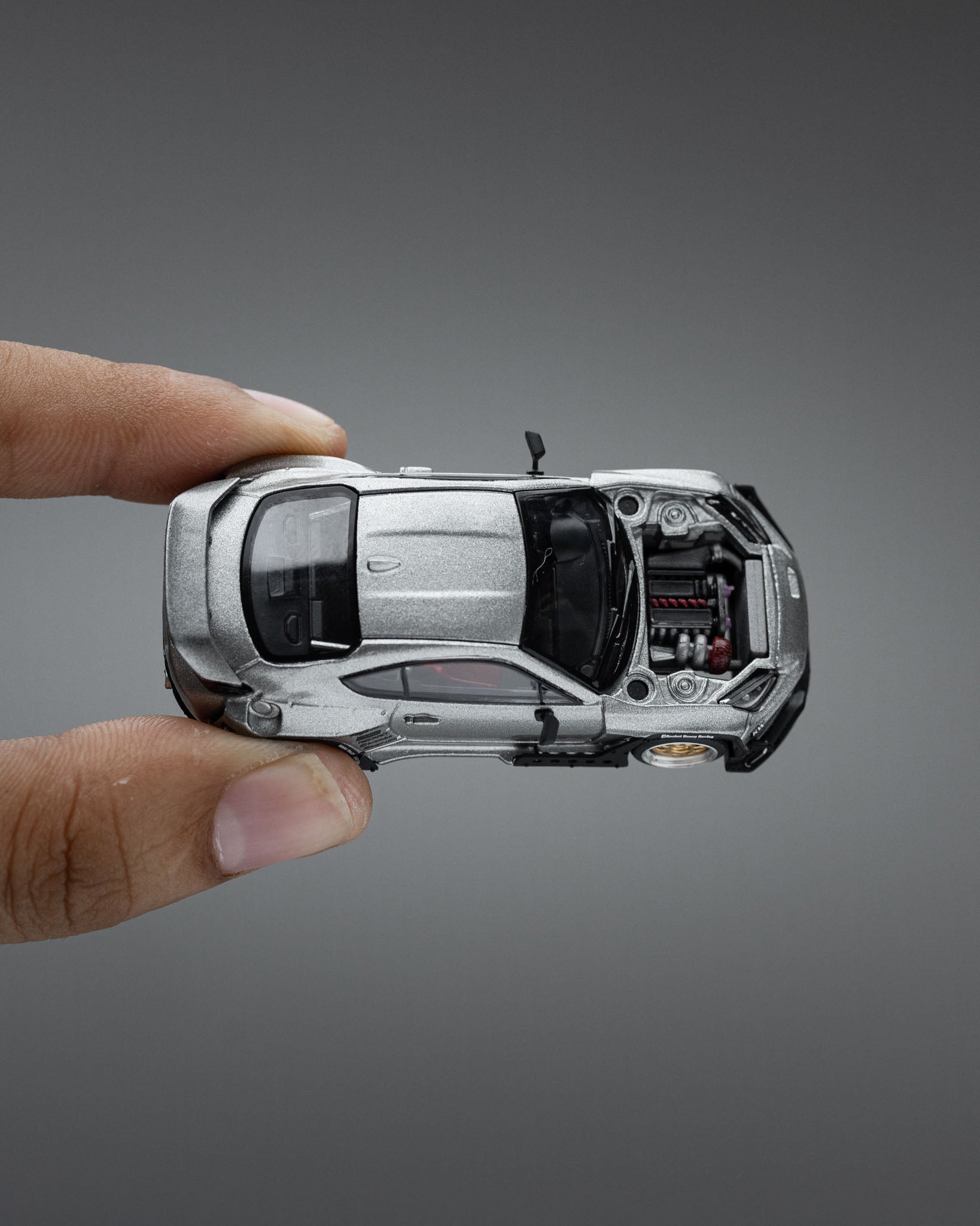 POP RACE 1:64 PANDEM GR86 – SILVER (NEW TOOLING)