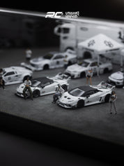 Full Set Liberty Walk 1/64 White livery setup