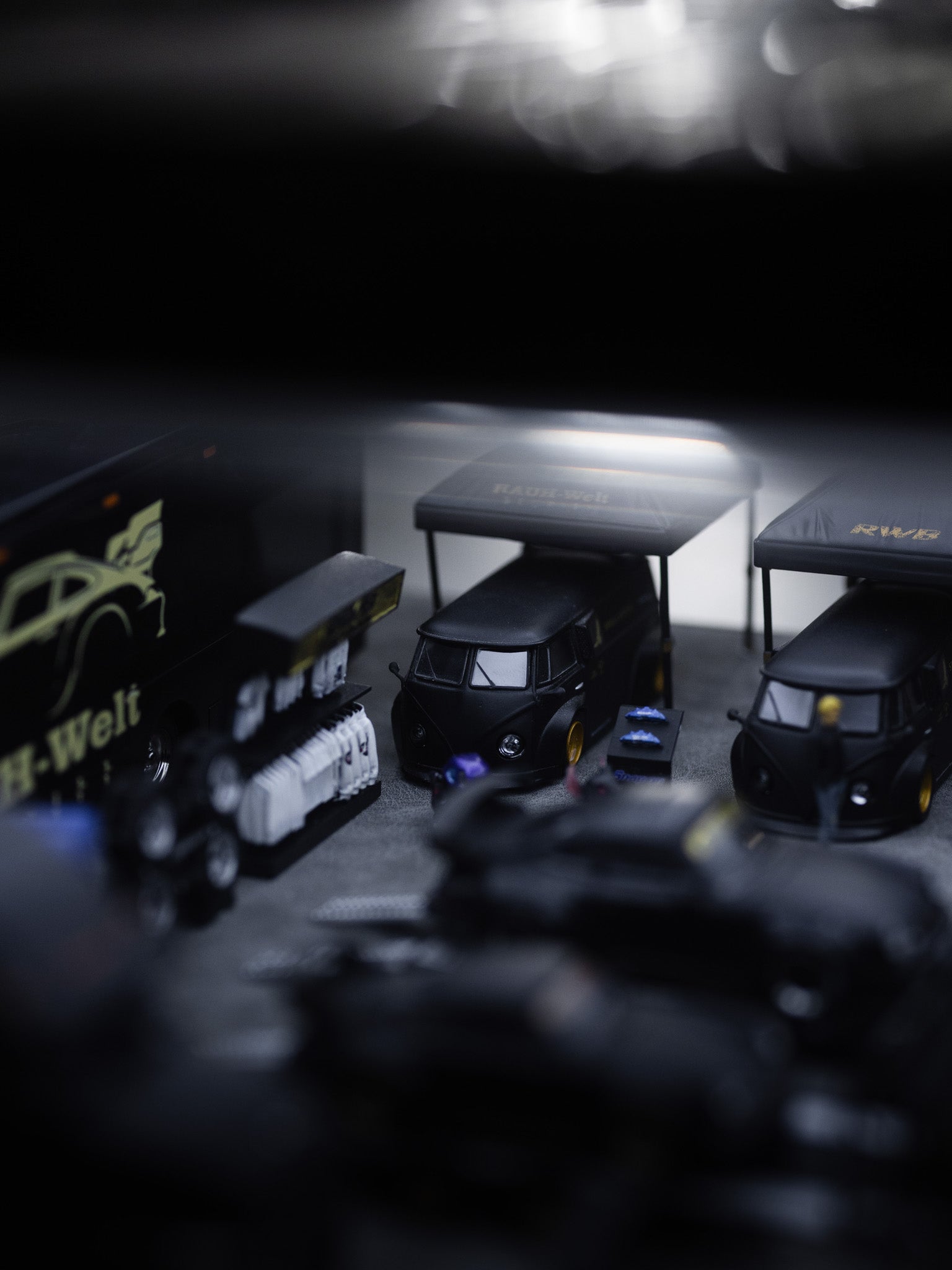 Nakai San 1/64 Porsche Matte Black Collection