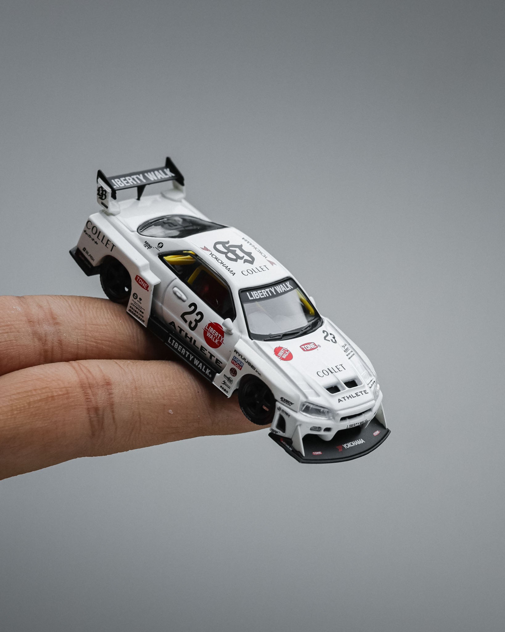 MINIGT - Nissan LB-ER34 Super Silhouette ATHLETE/COLLET BlisterPackaging