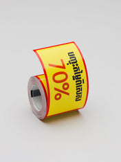 Niimbot 50*90-90 red, black and yellow activity price tag