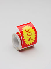 Niimbot 50*70-105 Red and black text-explosion sticker