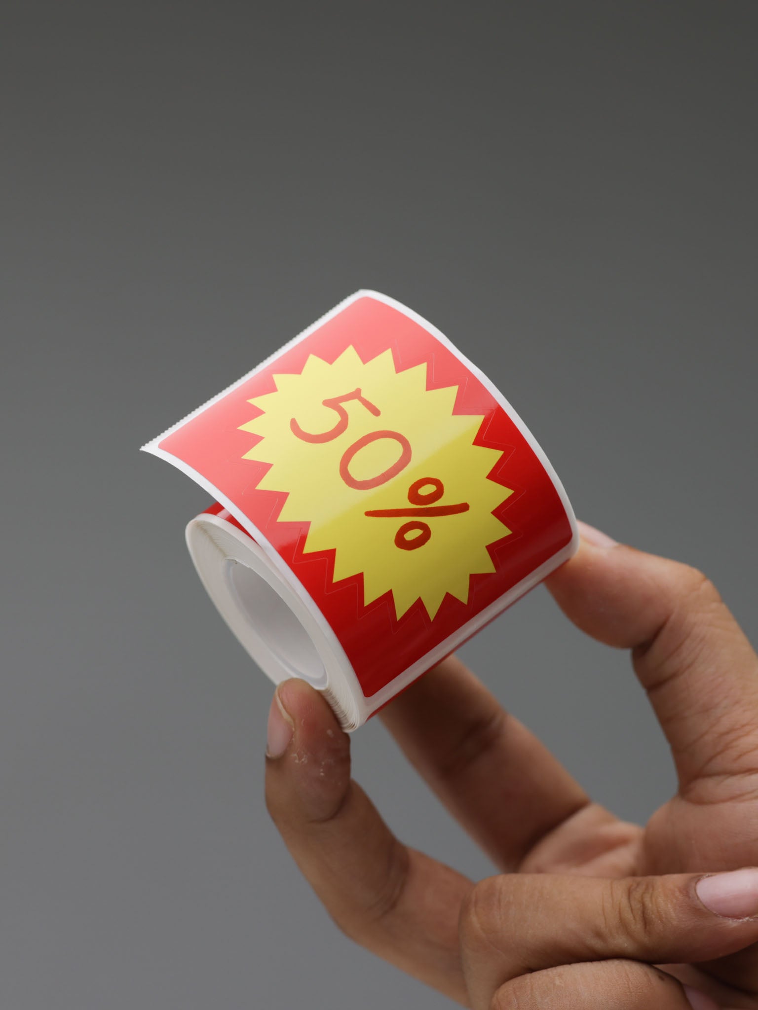 Niimbot 50*70-105 Red and black text-explosion sticker