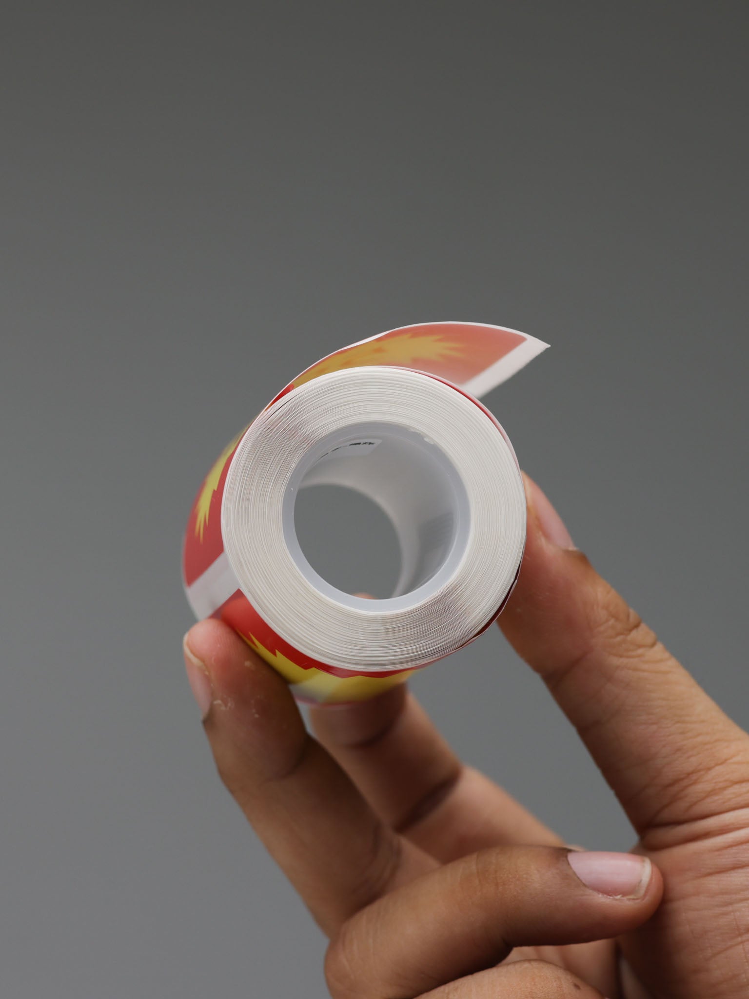 Niimbot 50*70-105 Red and black text-explosion sticker