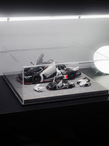 Set 1/18 and 1/64 LCD Pagani Huayra R Matte Pearl White